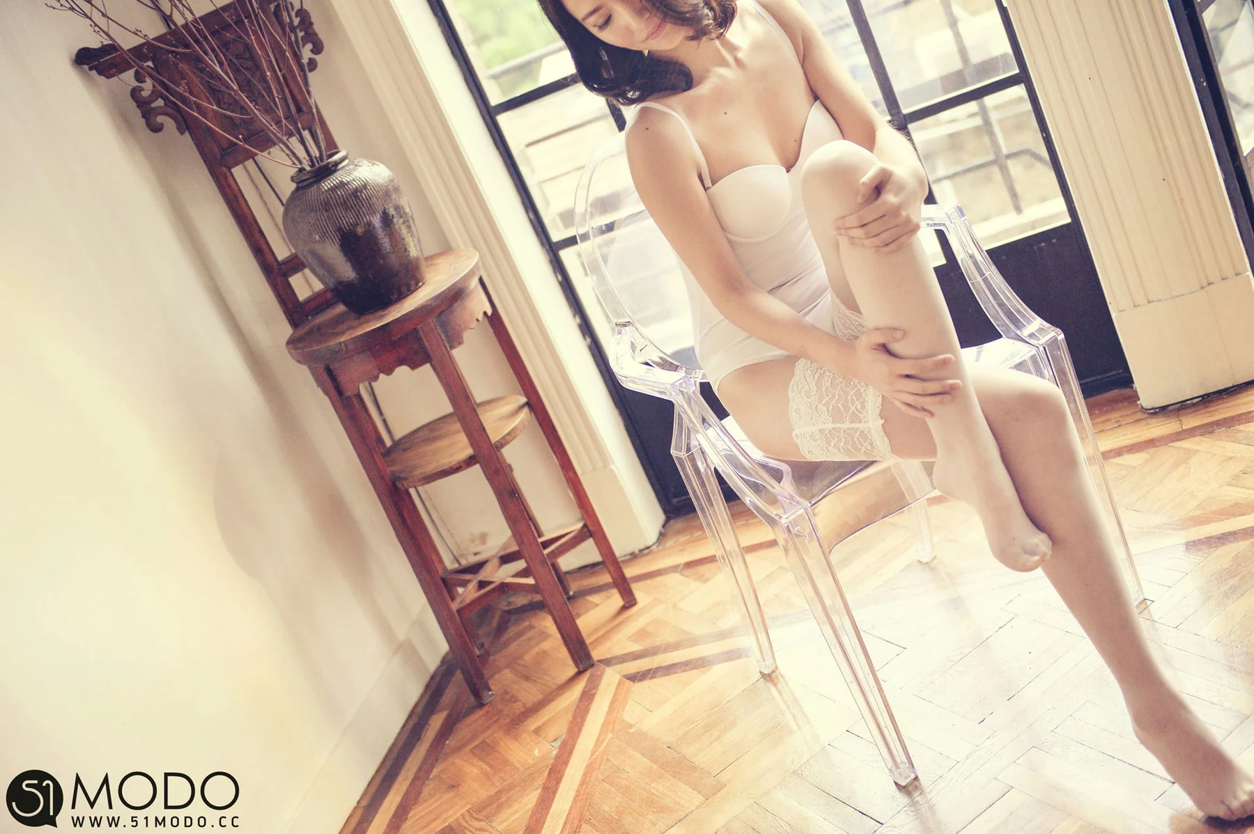 51Modo女神美腿杂志 Vol.007 女神的美腿内衣秀 - 42