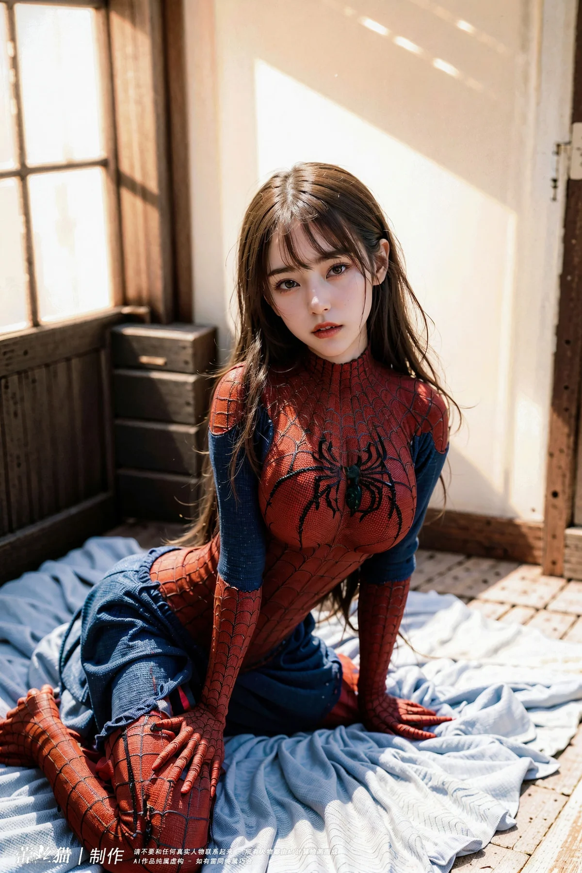 AIG  No.004 蜘蛛萌萌侠美女写真 - 36