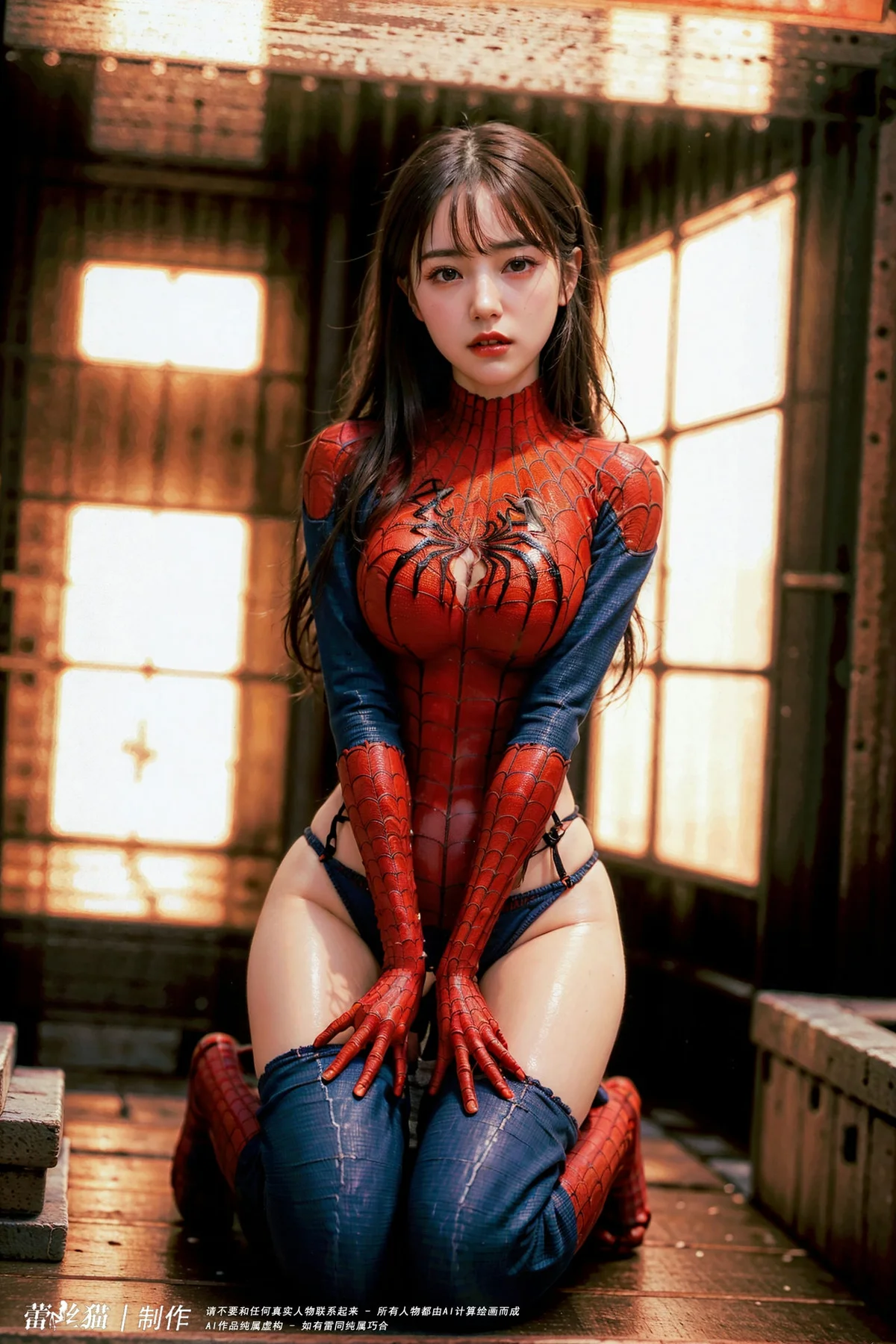 AIG  No.004 蜘蛛萌萌侠美女写真 - 37