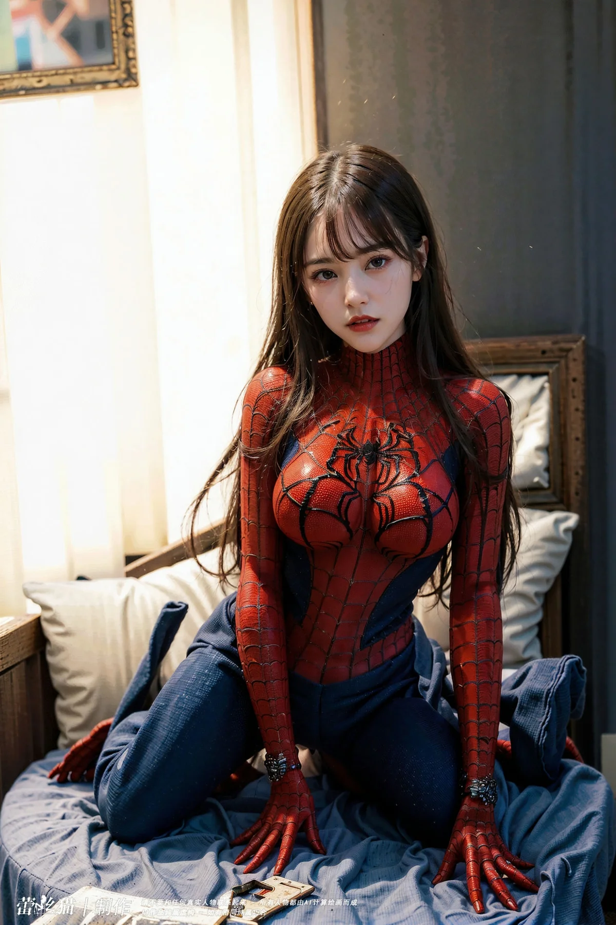 AIG  No.004 蜘蛛萌萌侠美女写真 - 38