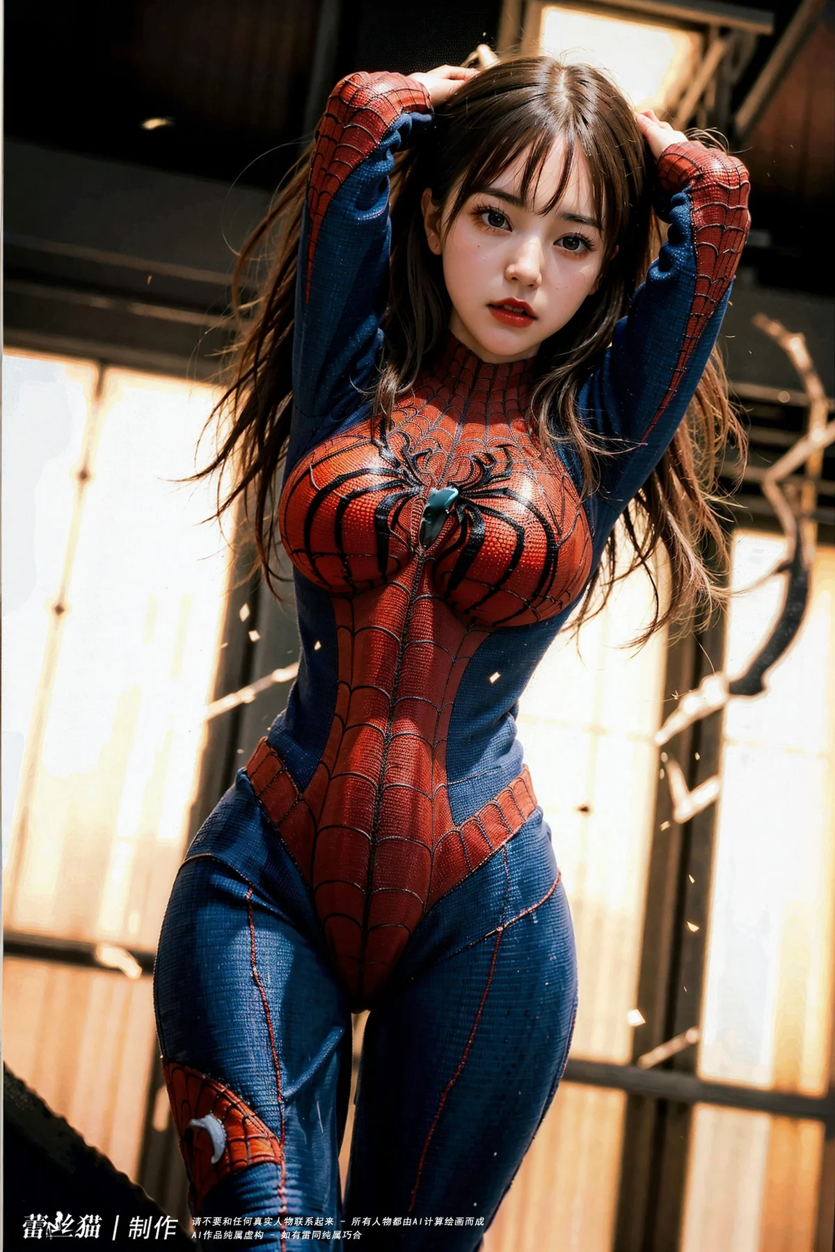 AIG  No.004 蜘蛛萌萌侠美女写真 - 39