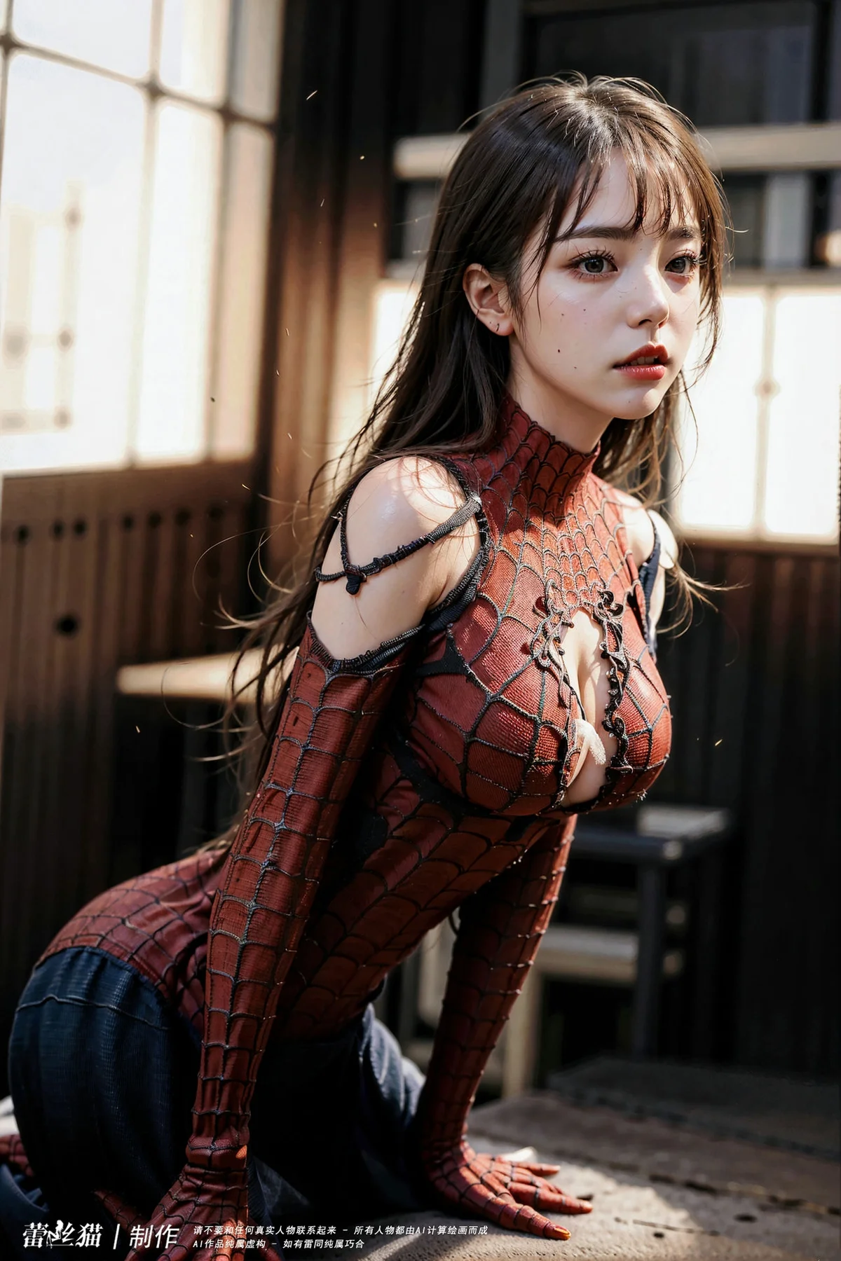 AIG  No.004 蜘蛛萌萌侠美女写真 - 42
