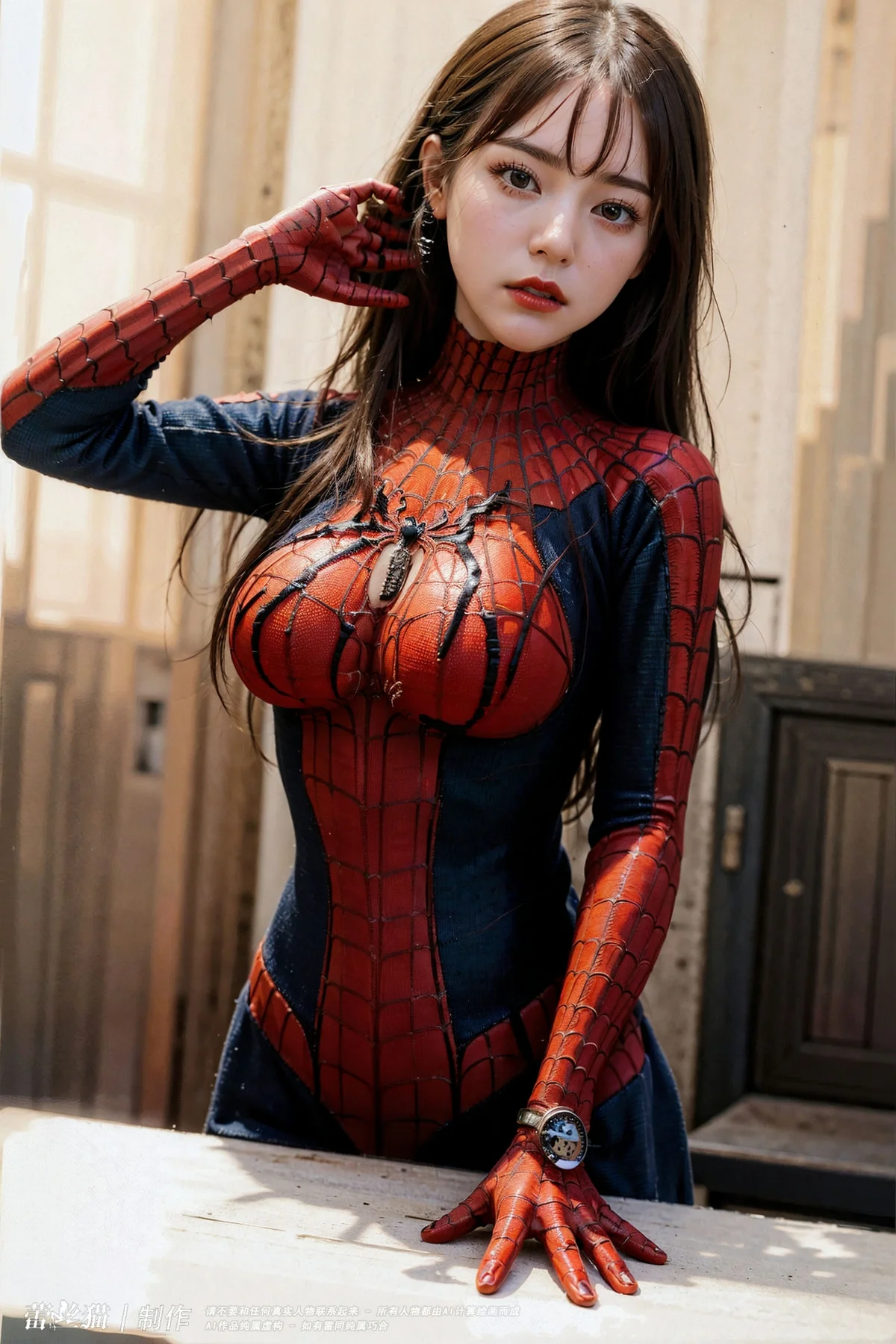 AIG  No.004 蜘蛛萌萌侠美女写真 - 45