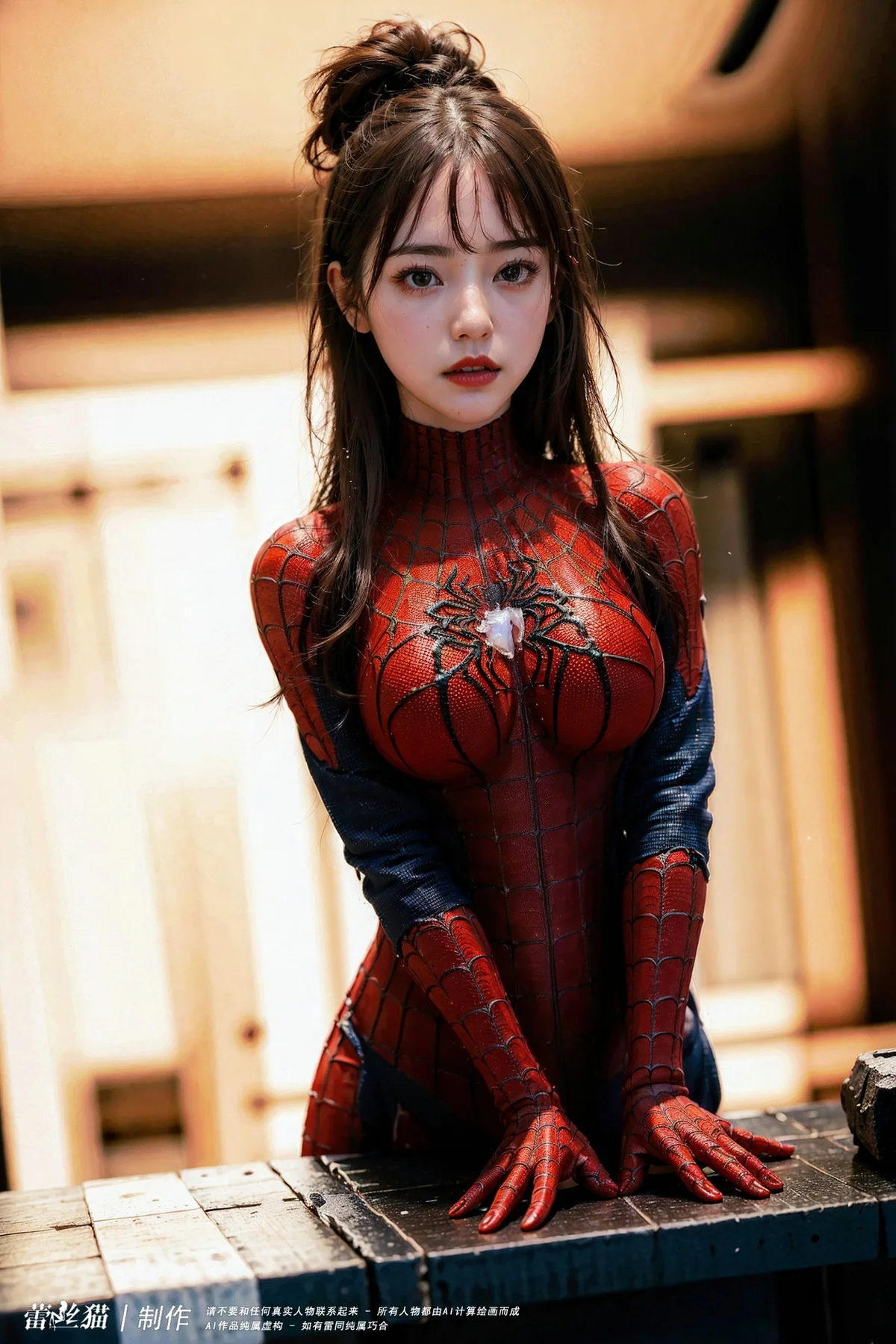 AIG  No.004 蜘蛛萌萌侠美女写真 - 46