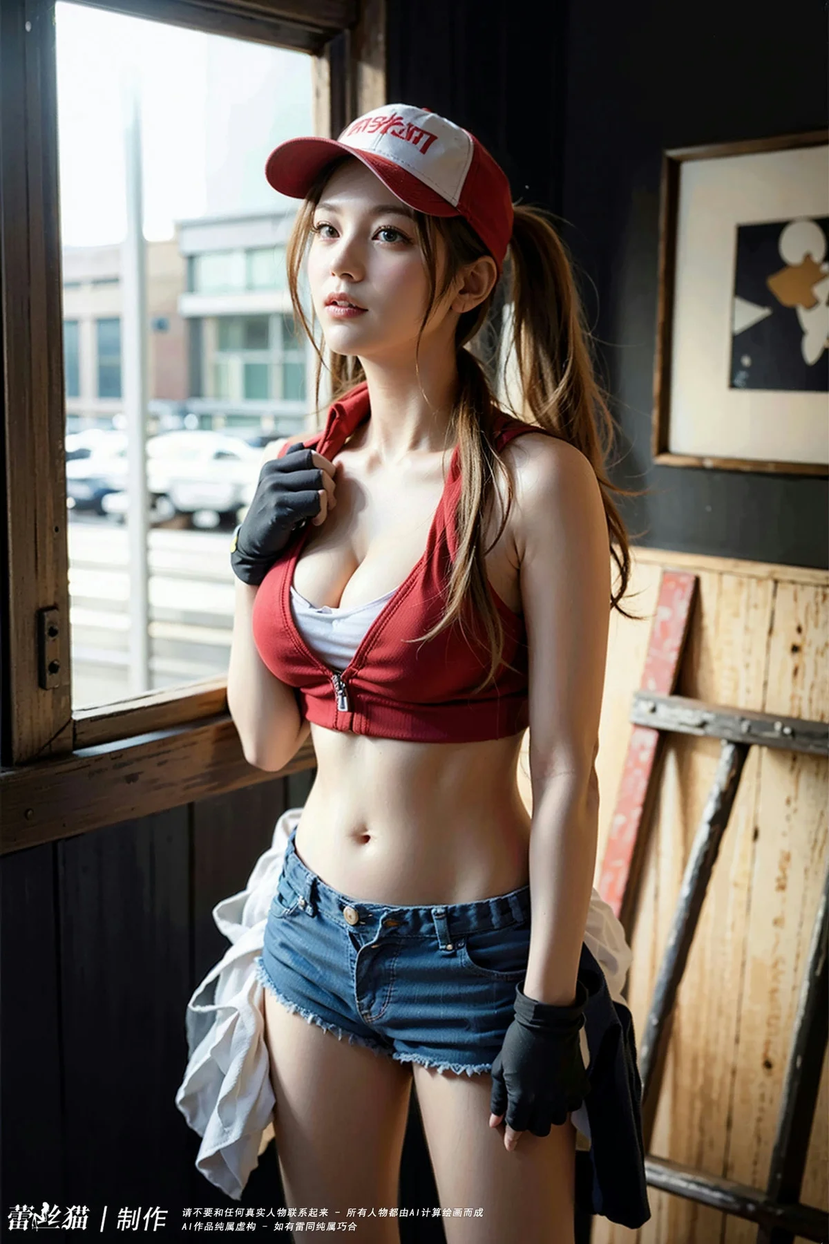 AIG  No.008 快餐店工作的少女 - 52