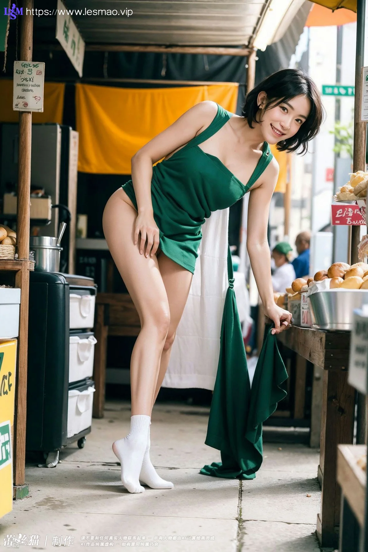 AIG  No.014 水果店美女销售 - 12