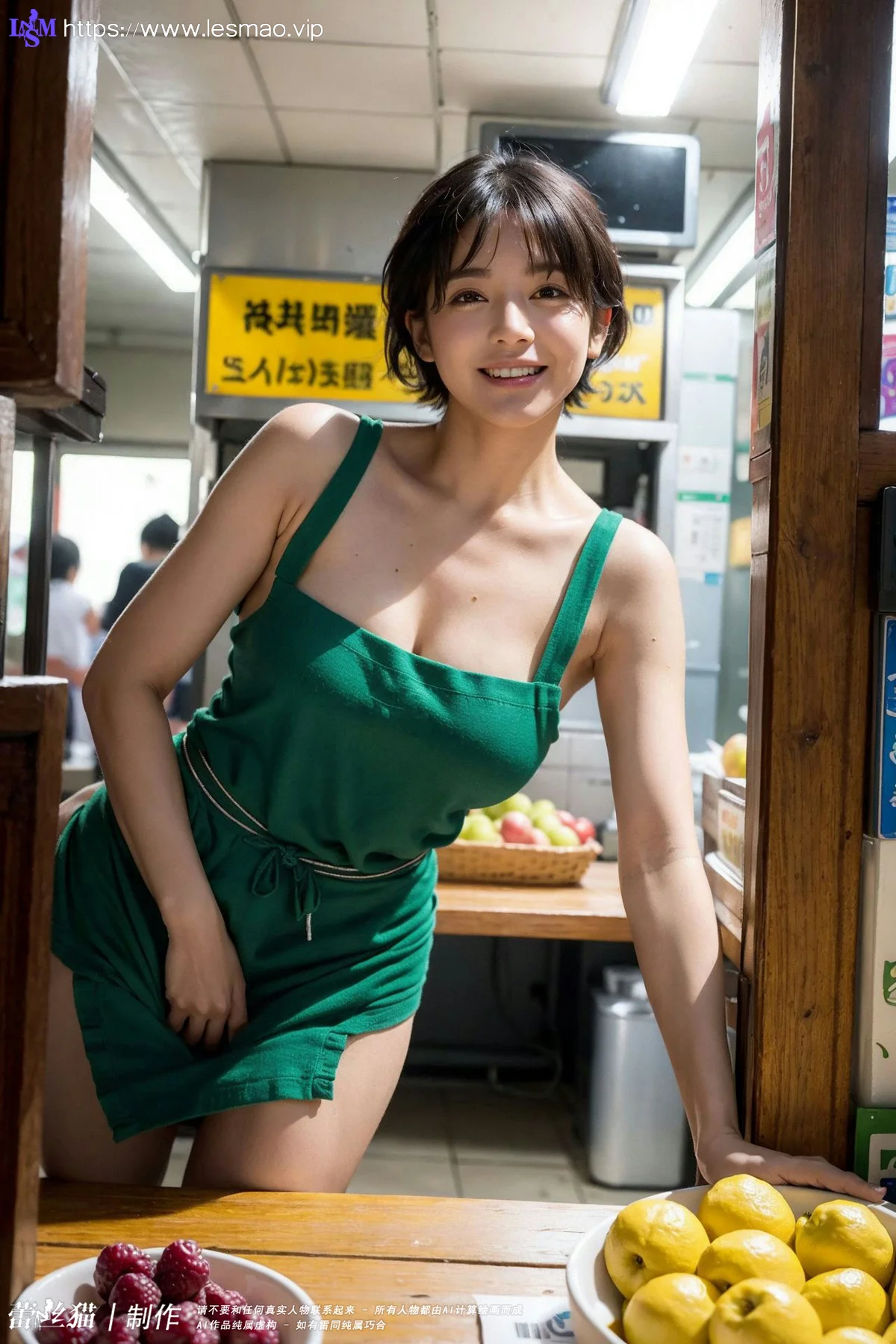 AIG  No.014 水果店美女销售 - 40