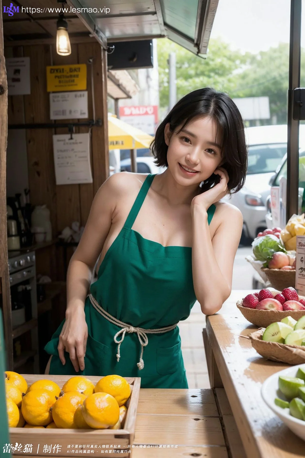 AIG  No.014 水果店美女销售 - 61