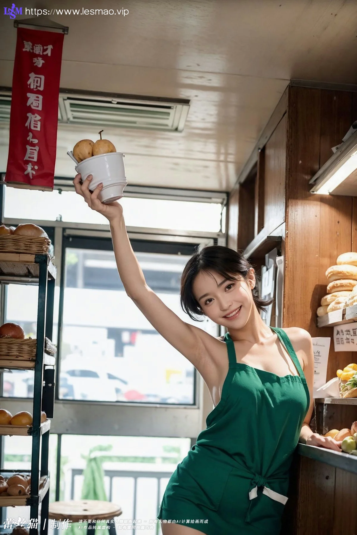 AIG  No.014 水果店美女销售 - 70