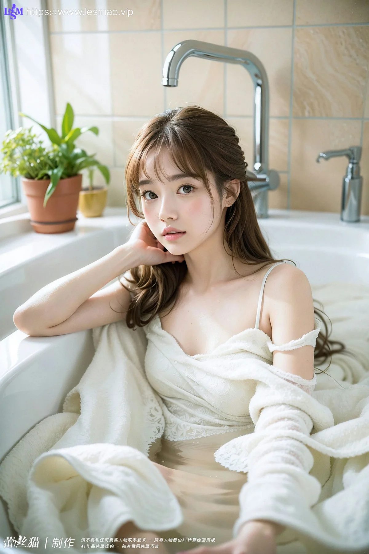 AIG  No.018 湿身美少女丰满翘臀 - 3