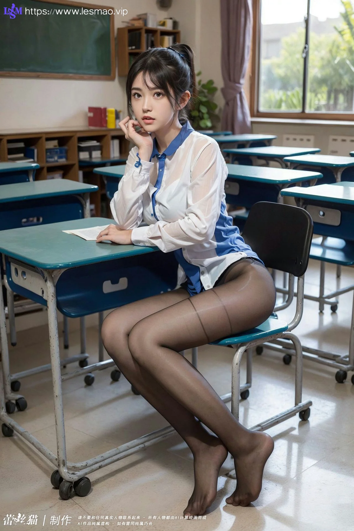 AIG  No.026 校园自习室的萝莉少女 - 21