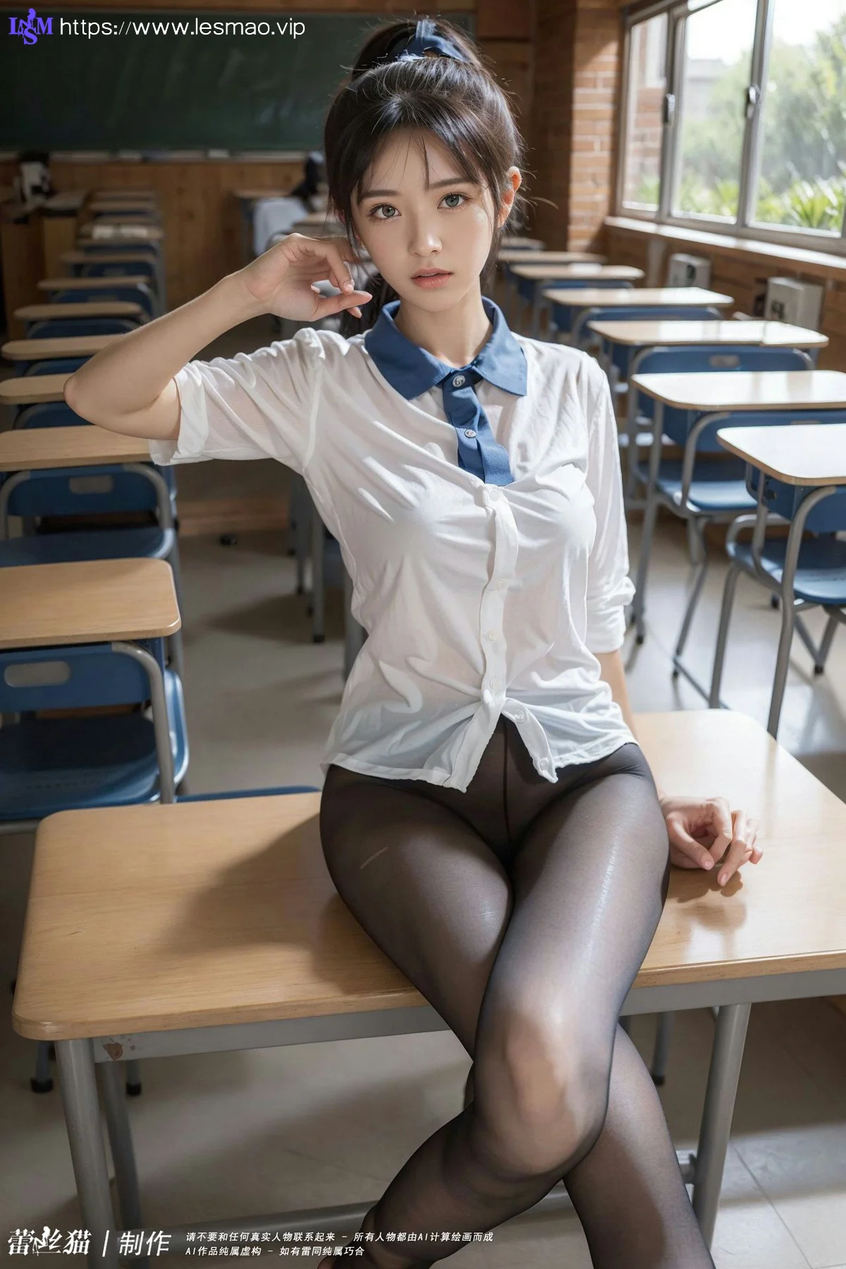 AIG  No.026 校园自习室的萝莉少女 - 32