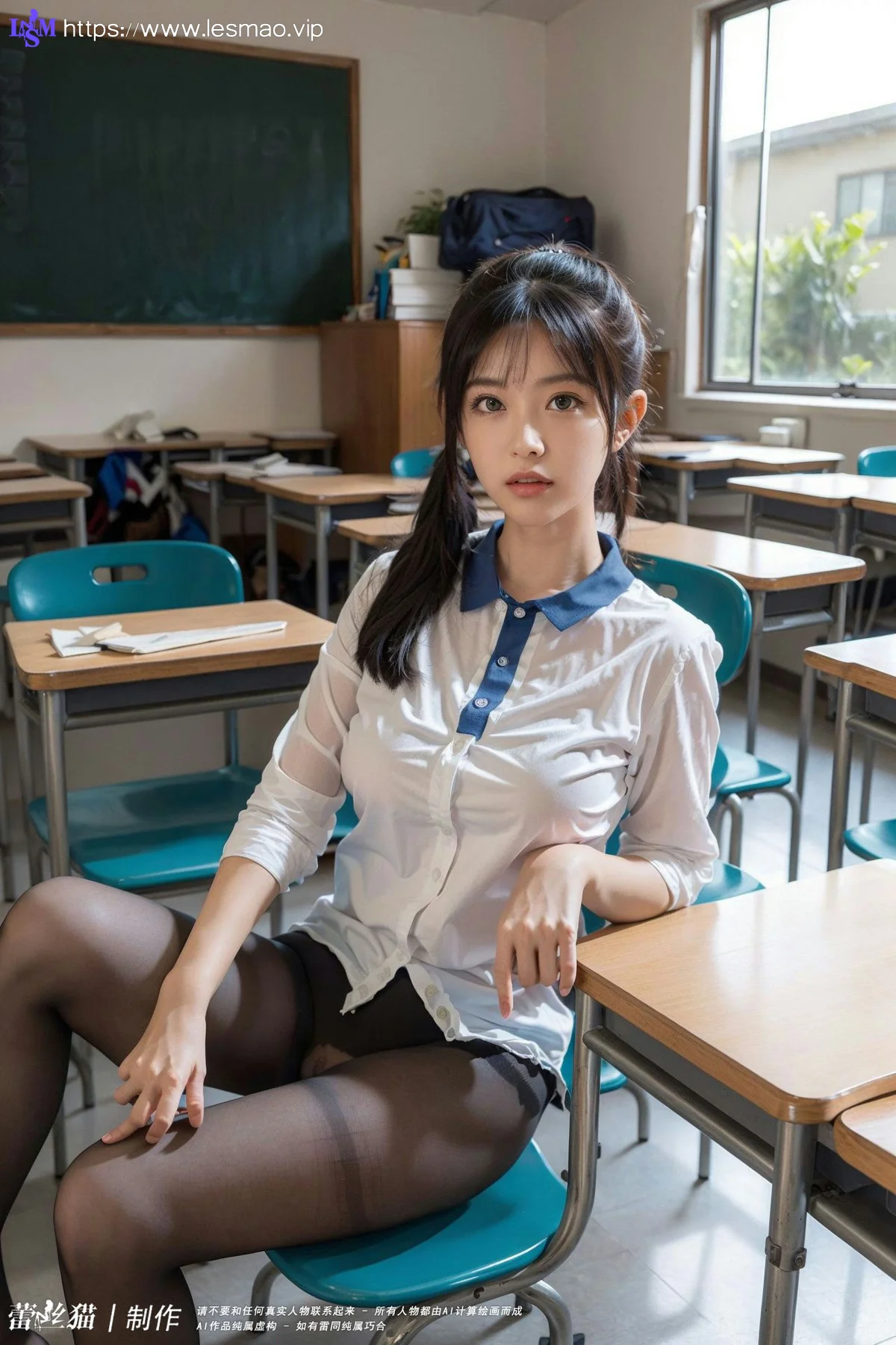 AIG  No.026 校园自习室的萝莉少女 - 39