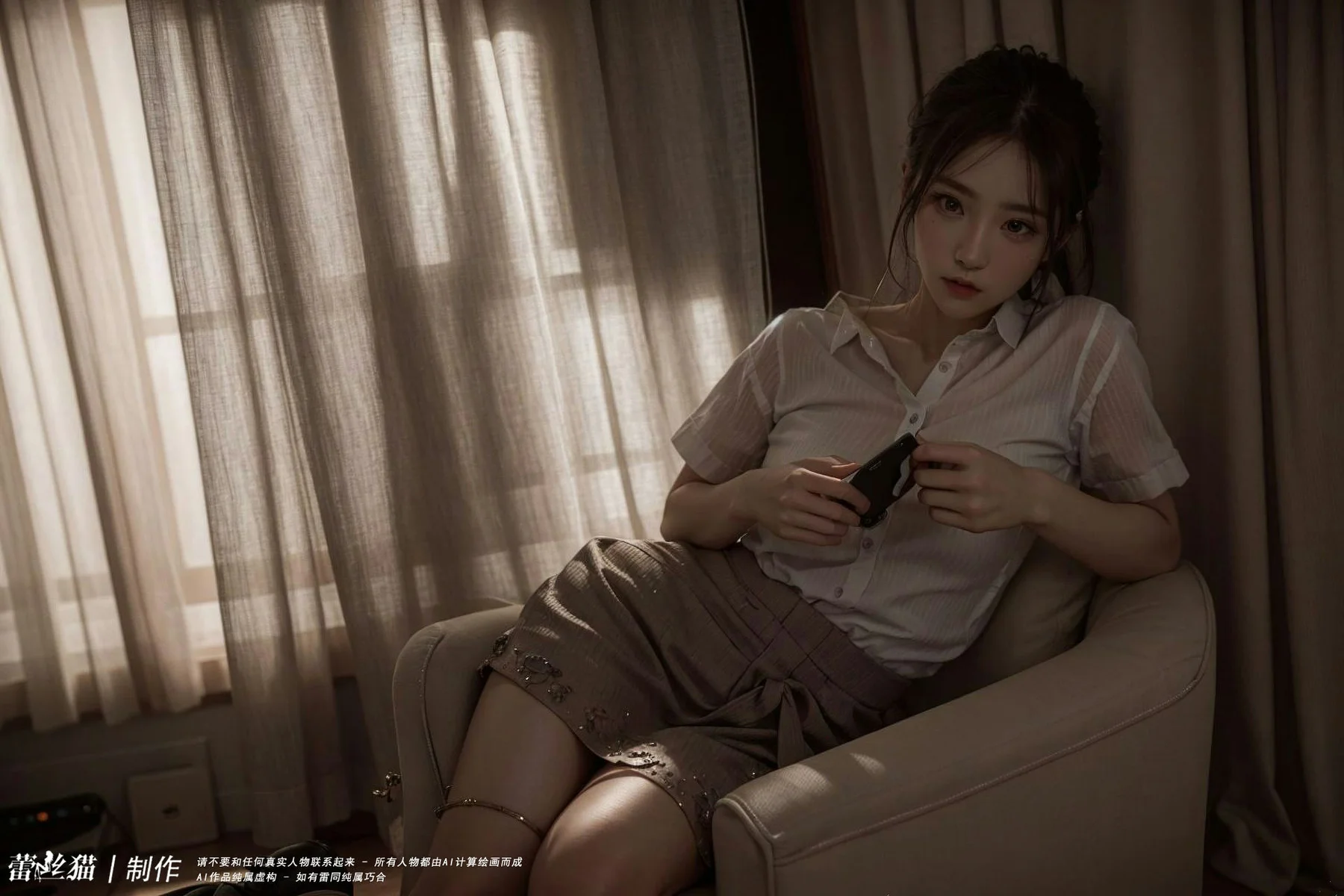 AIG  No.028 蕾丝白纱新娘美女 - 53