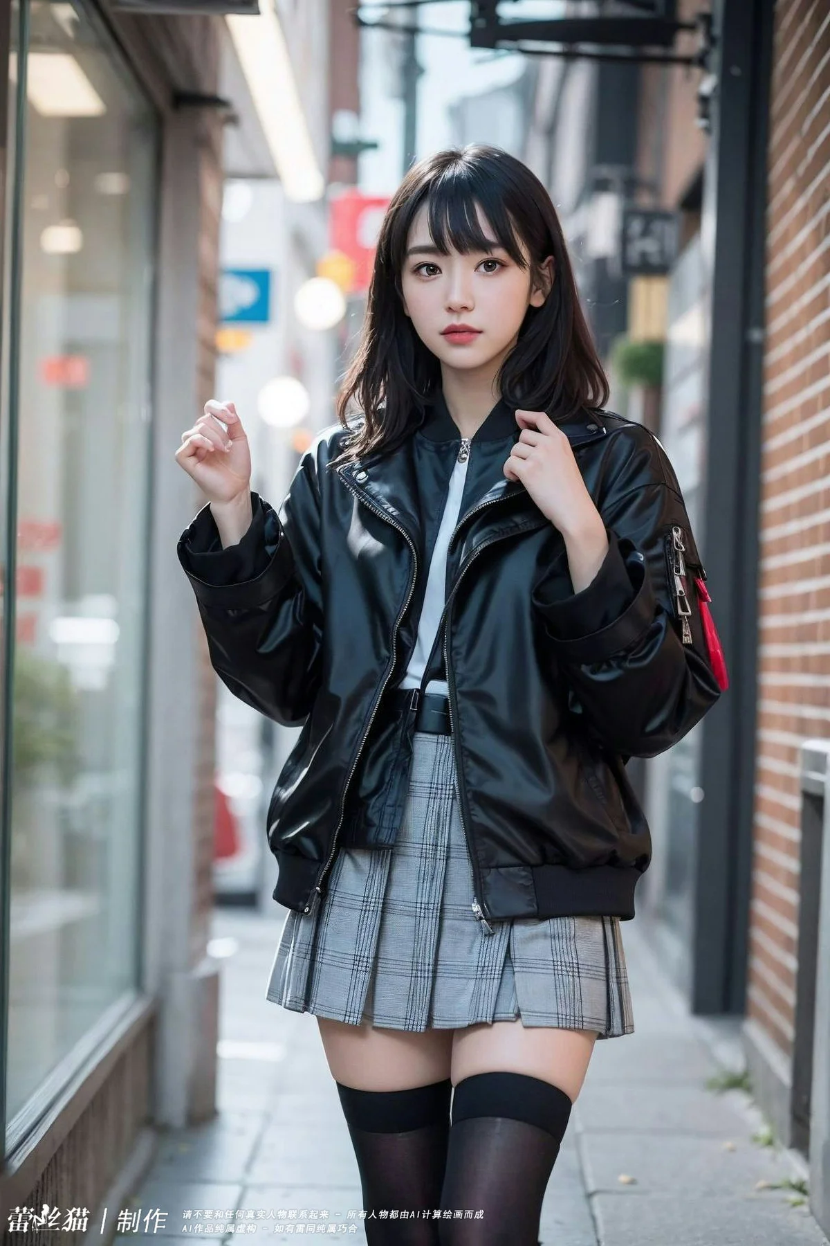 AIG  No.029 清纯萝莉街拍写真 - 34