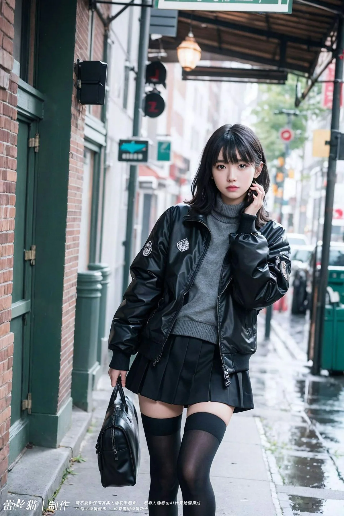 AIG  No.029 清纯萝莉街拍写真 - 41