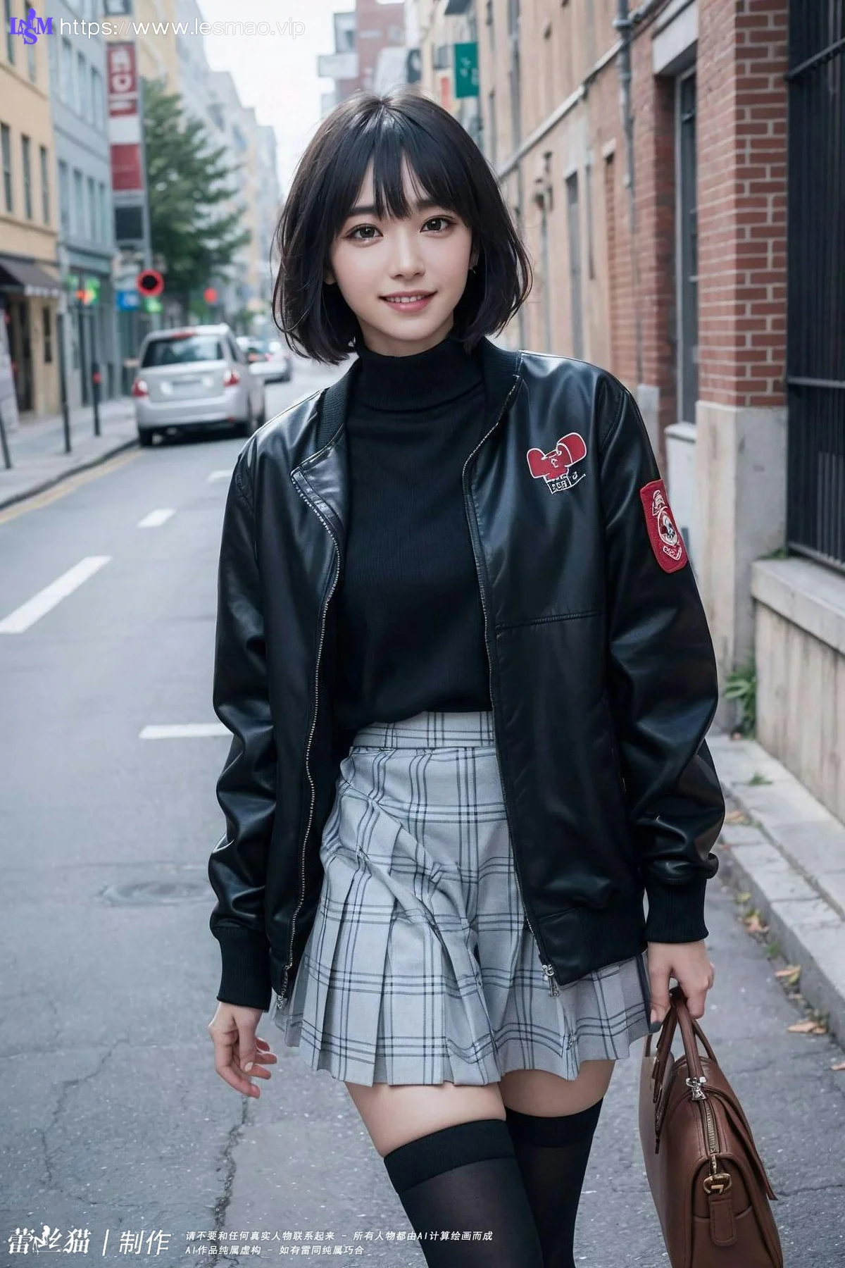 AIG  No.029 清纯萝莉街拍写真 - 54