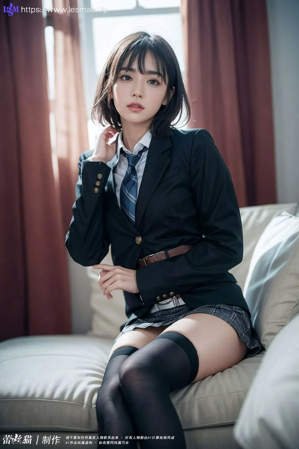 AIG  No.036 电车短发美女写真 - 7