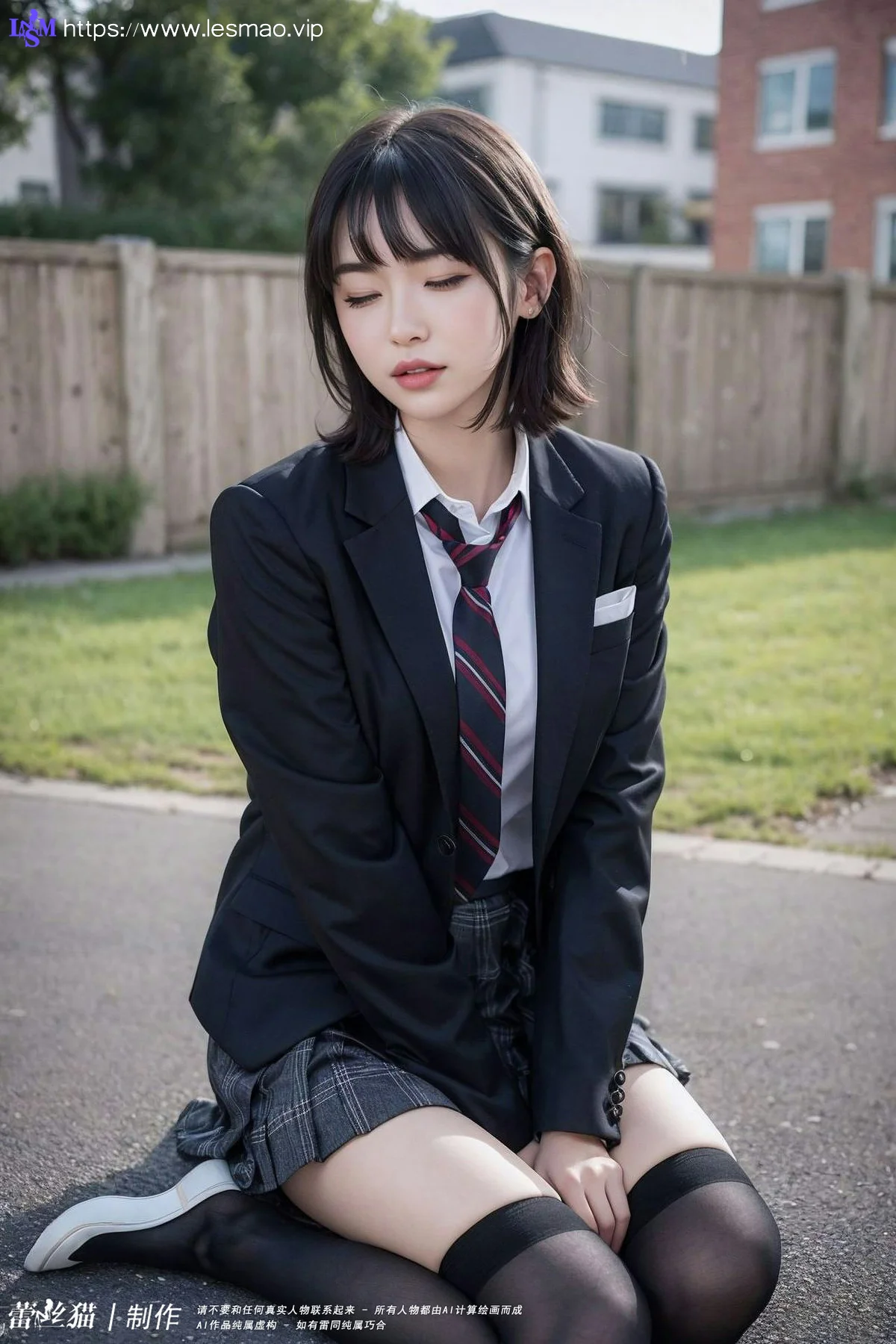 AIG  No.036 电车短发美女写真 - 13
