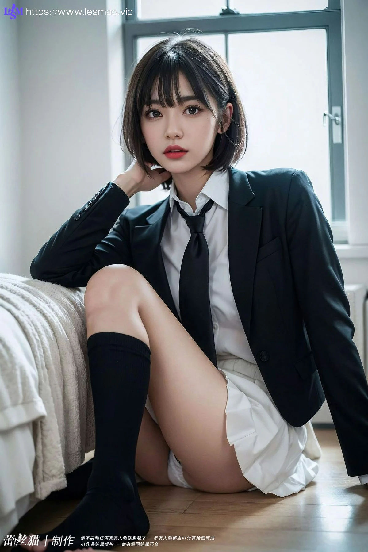 AIG  No.036 电车短发美女写真 - 15