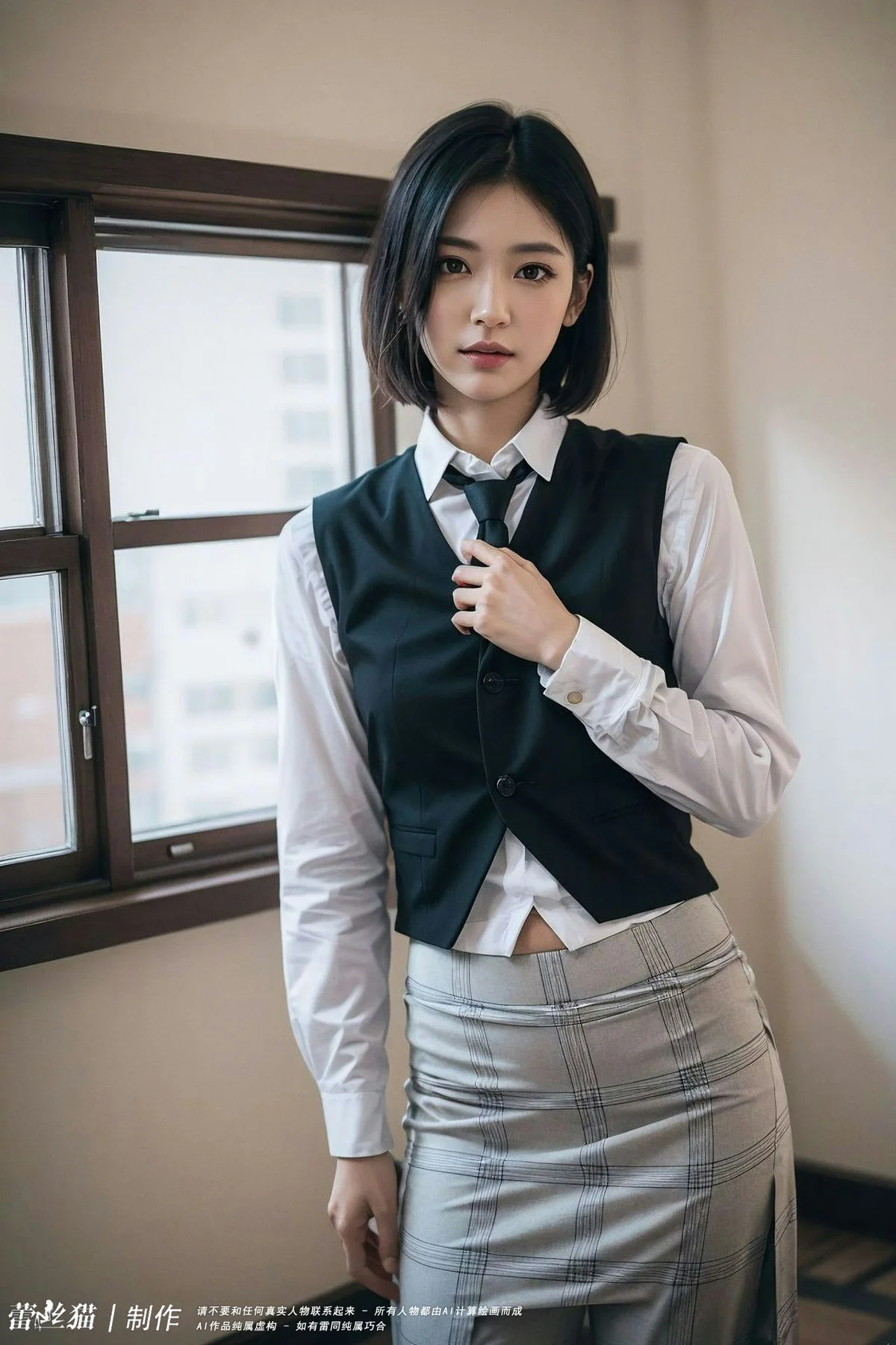 AIG  No.036 电车短发美女写真 - 22