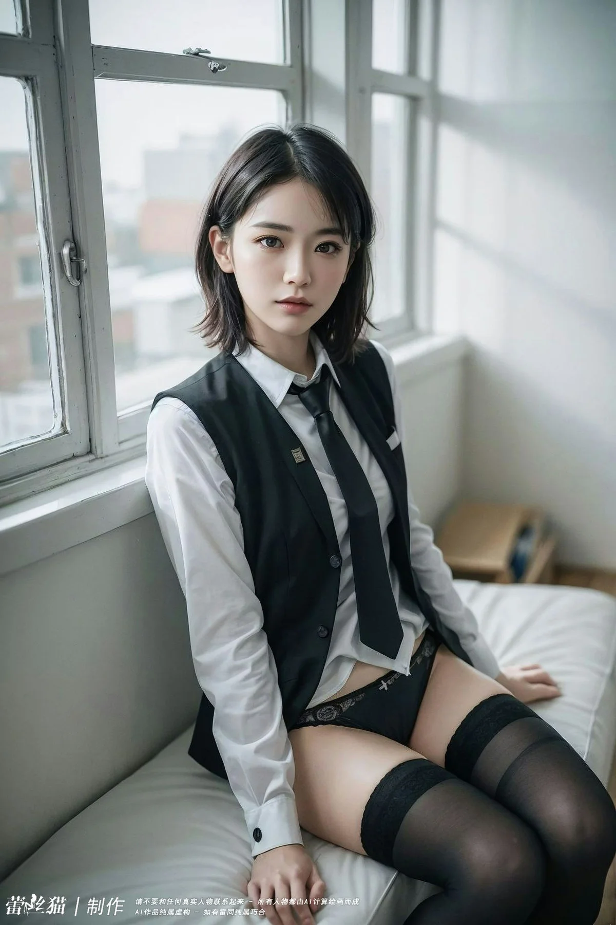 AIG  No.036 电车短发美女写真 - 24