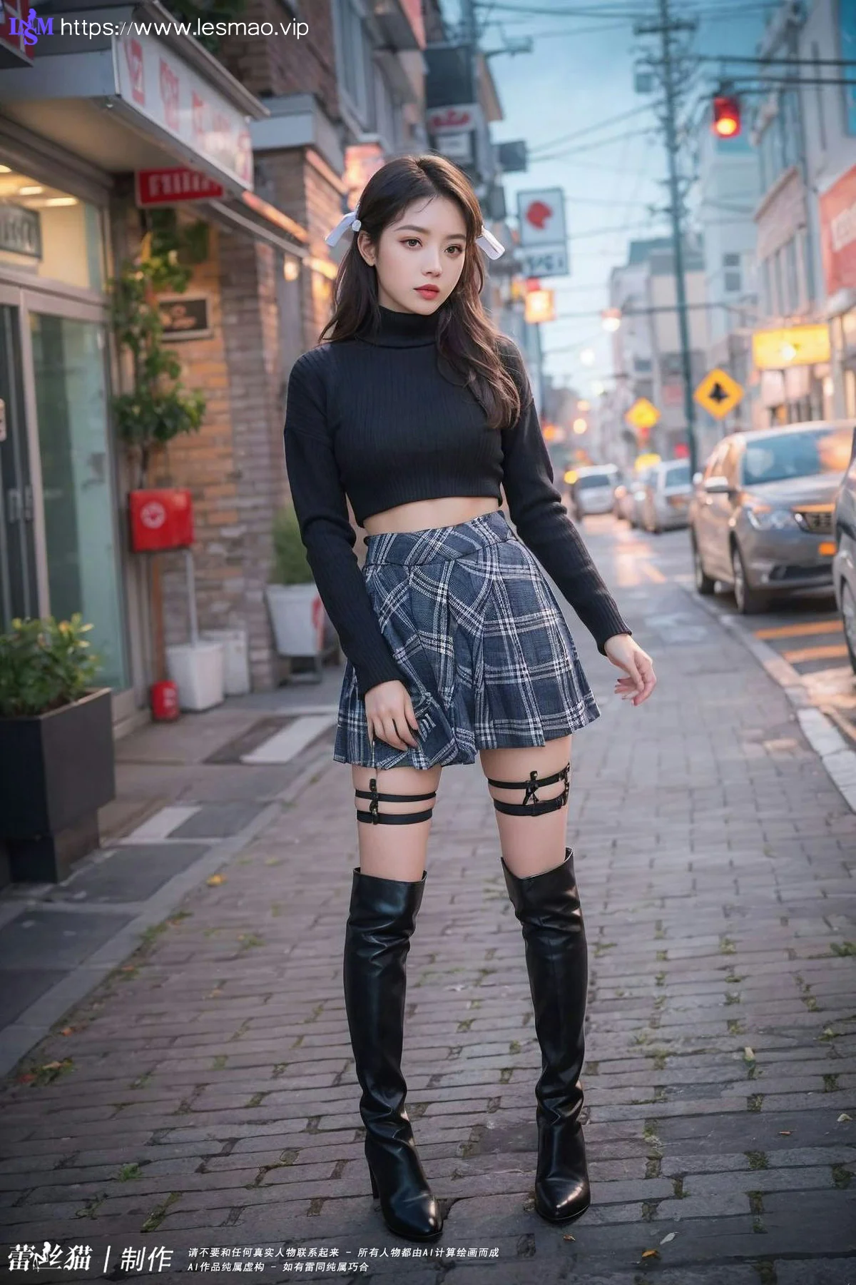 AIG  No.038 短裙爆乳街拍美女 - 12