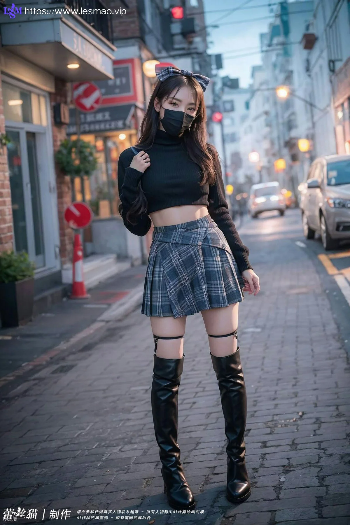AIG  No.038 短裙爆乳街拍美女 - 35