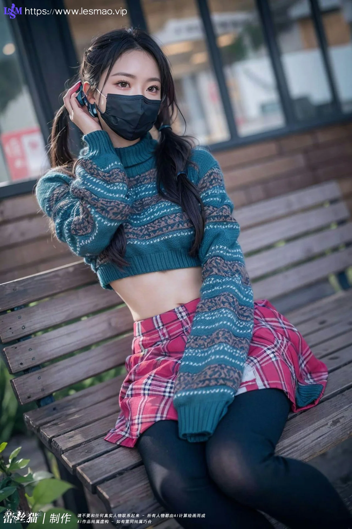 AIG  No.038 短裙爆乳街拍美女 - 45