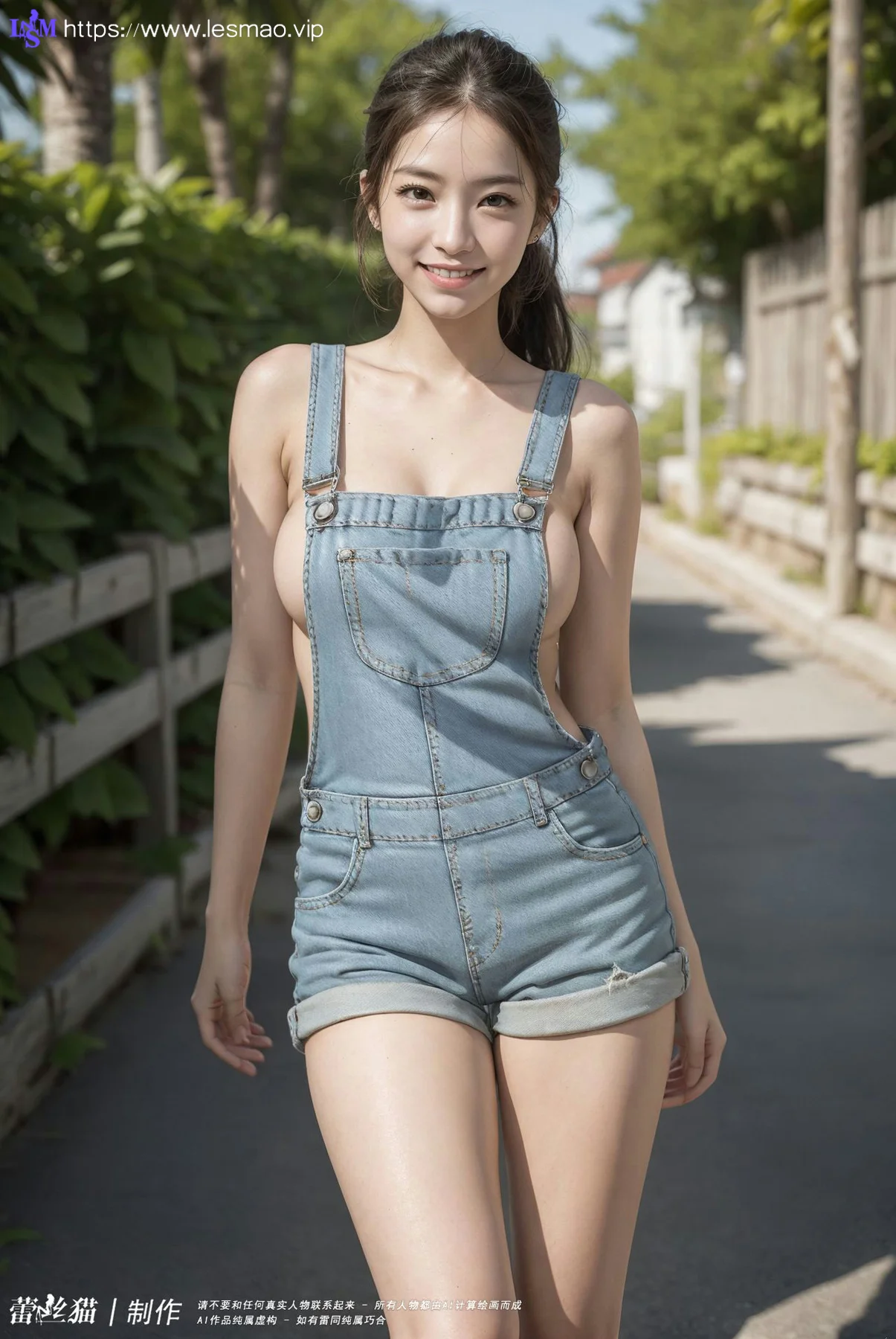 AIG  No.042 牛仔连体巨乳美女 - 27