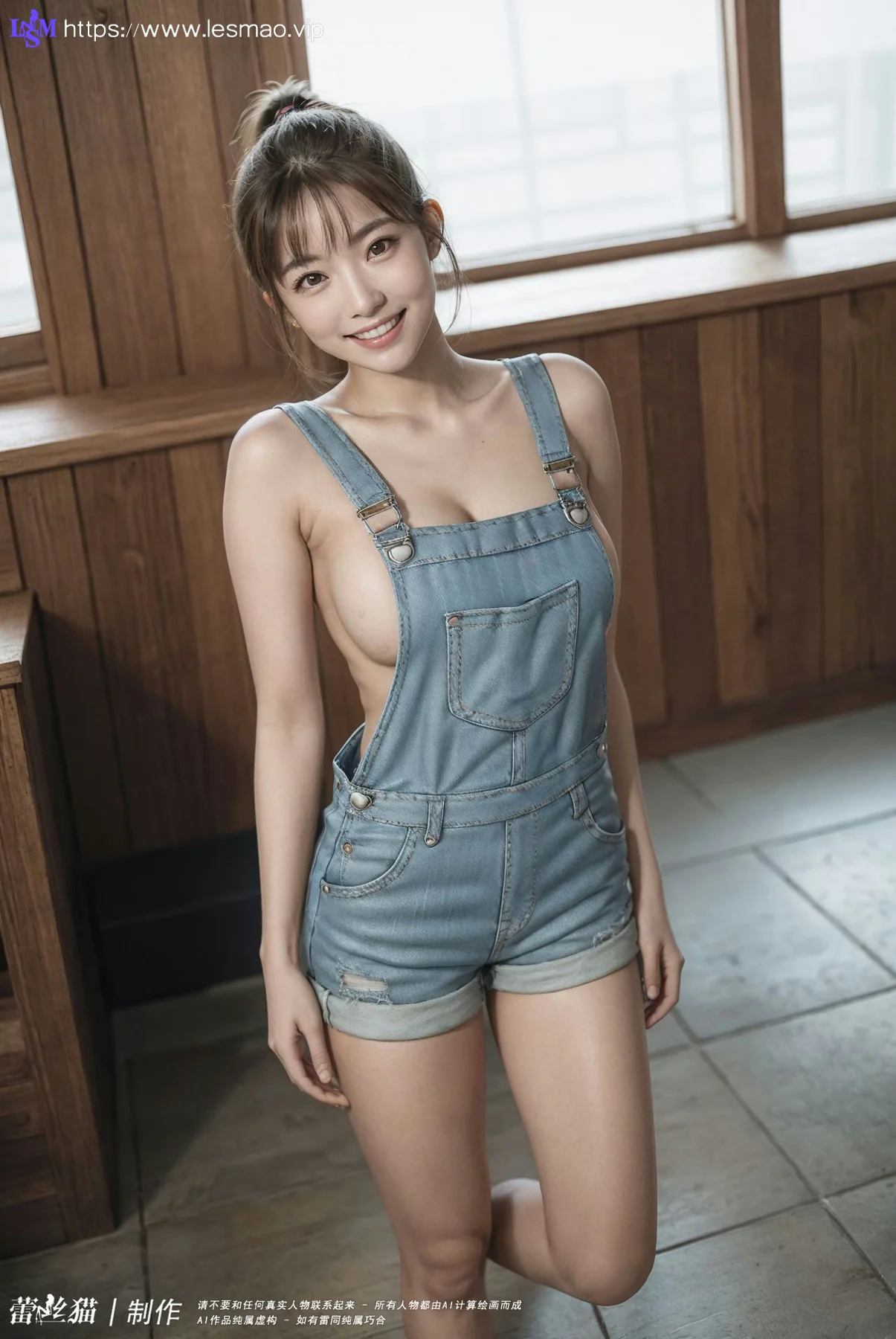AIG  No.042 牛仔连体巨乳美女 - 74
