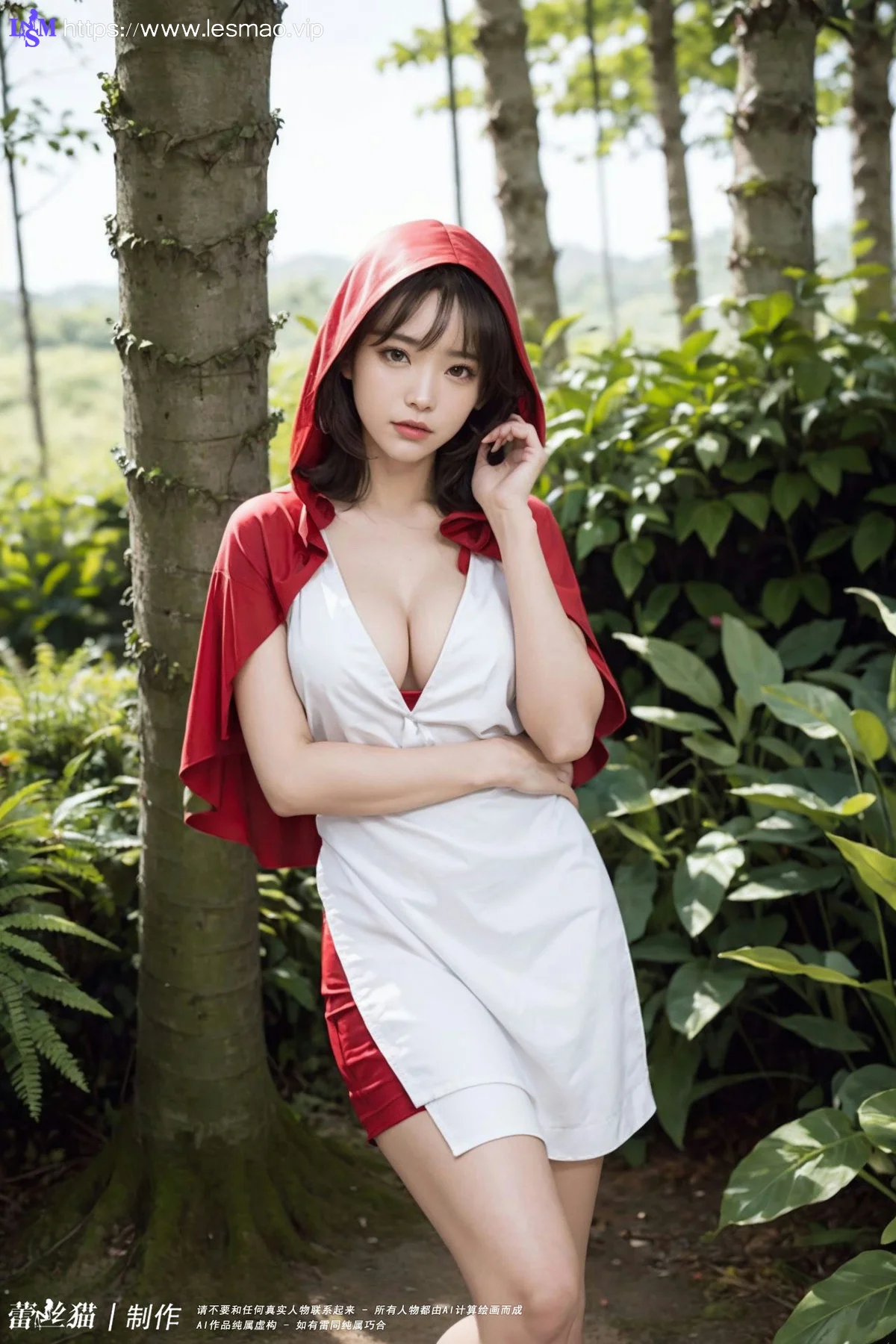 AIG  No.043 野外小红帽爆乳美女 - 43