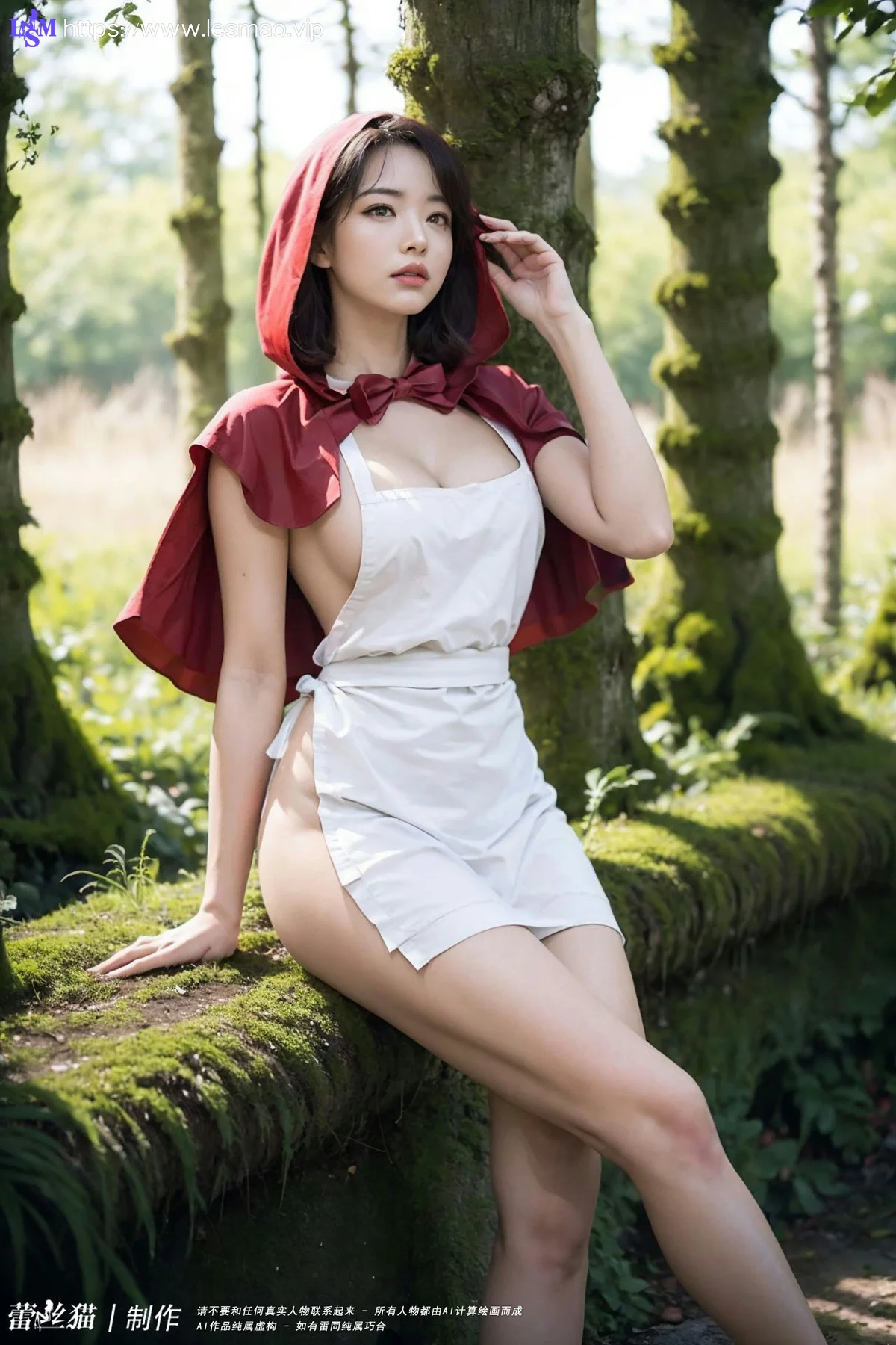 AIG  No.043 野外小红帽爆乳美女 - 51