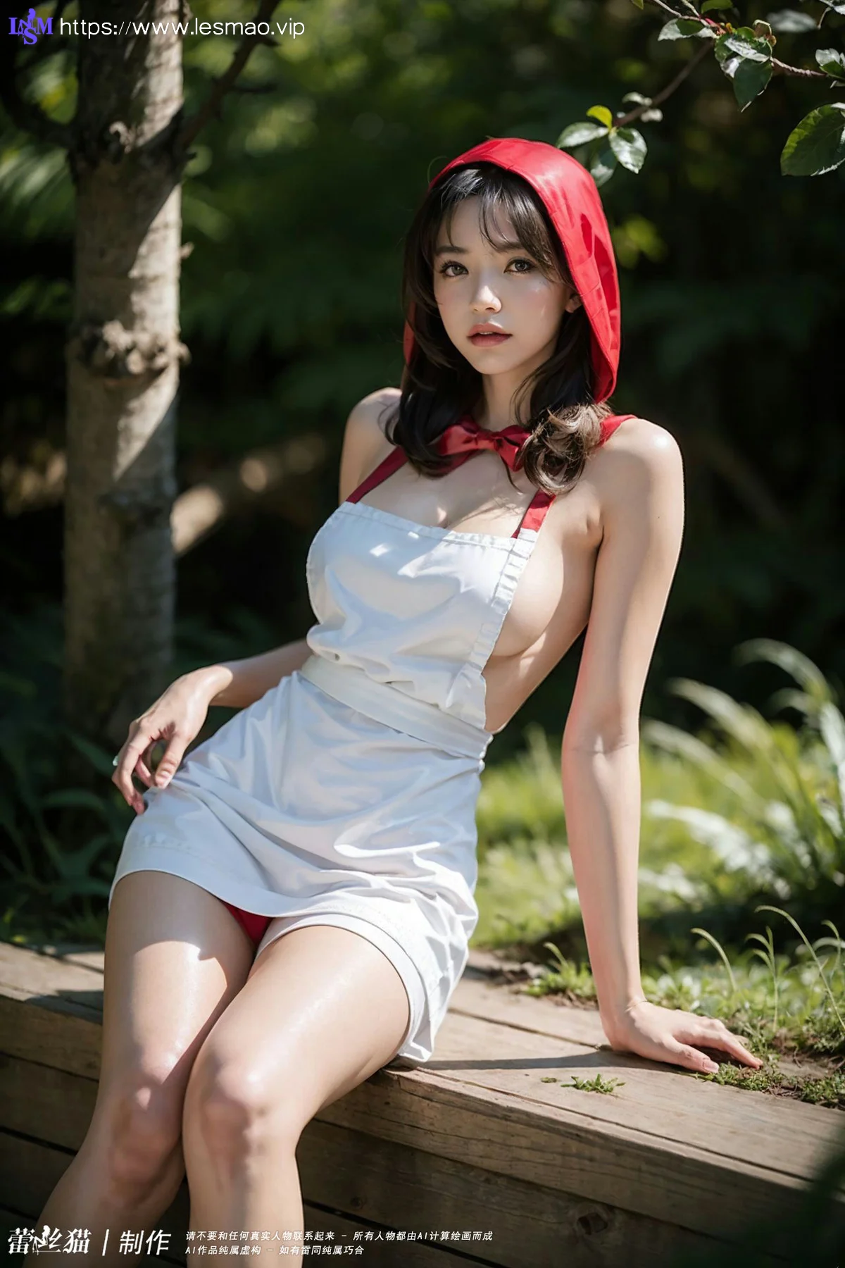 AIG  No.043 野外小红帽爆乳美女 - 53