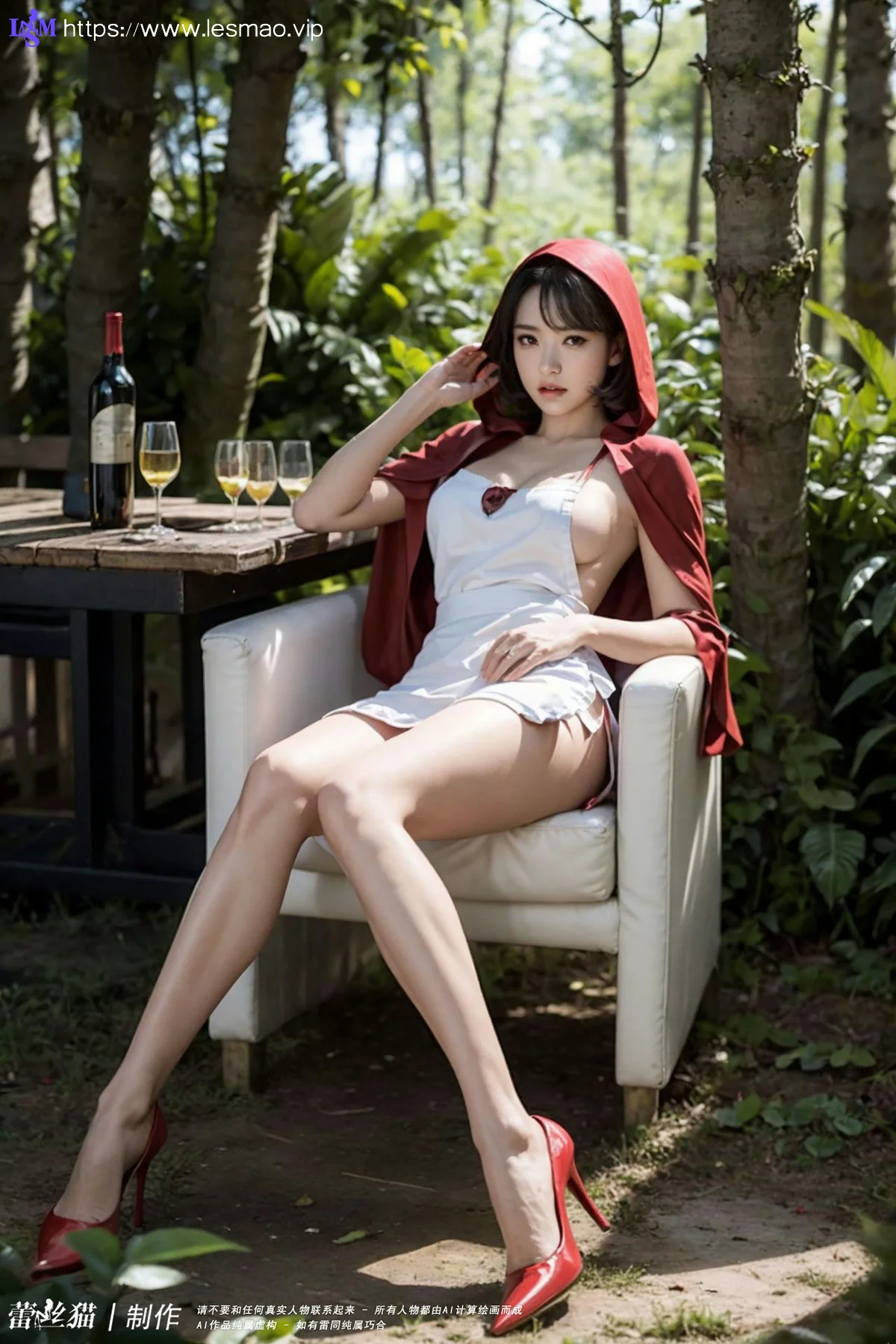 AIG  No.043 野外小红帽爆乳美女 - 70