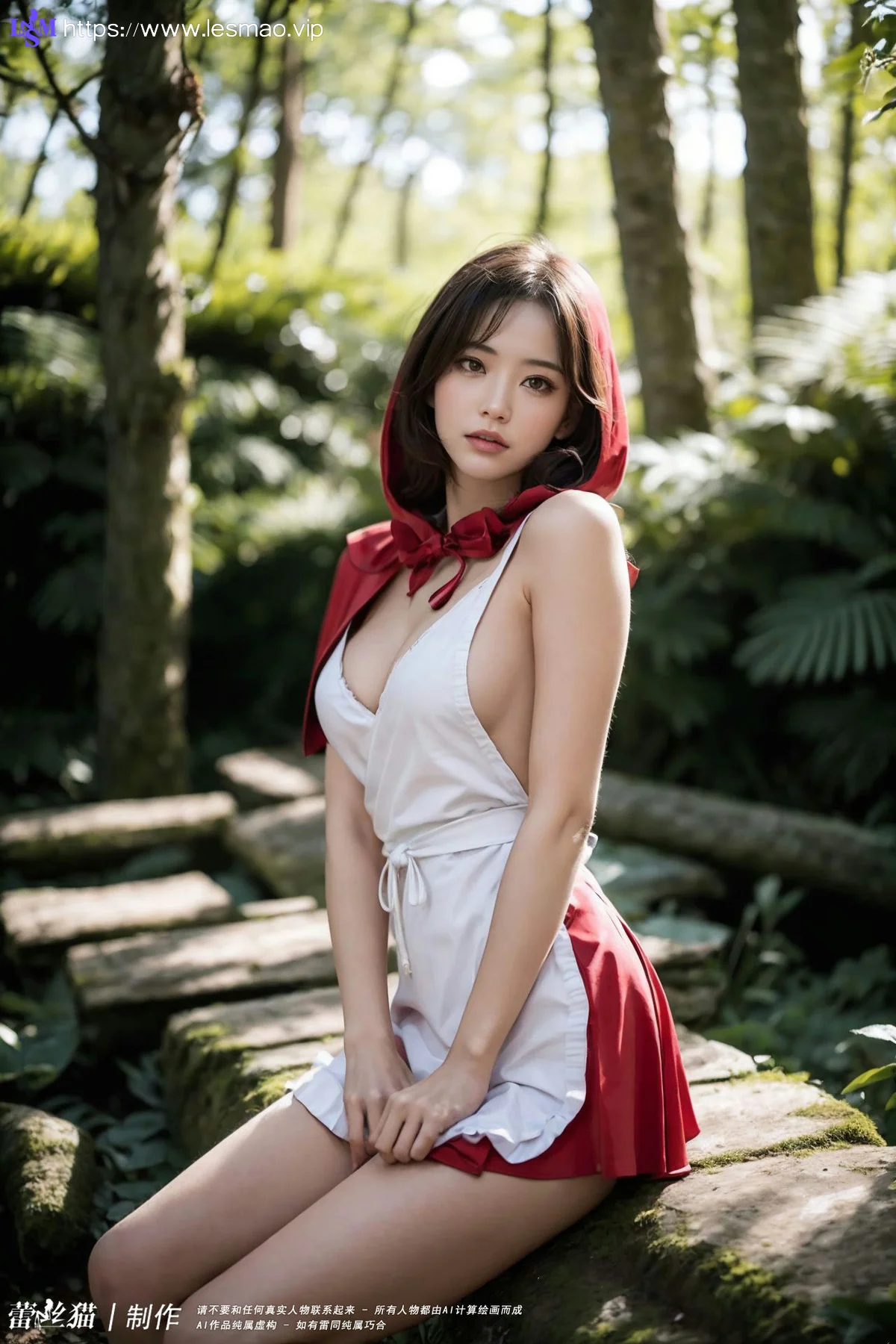 AIG  No.043 野外小红帽爆乳美女 - 77
