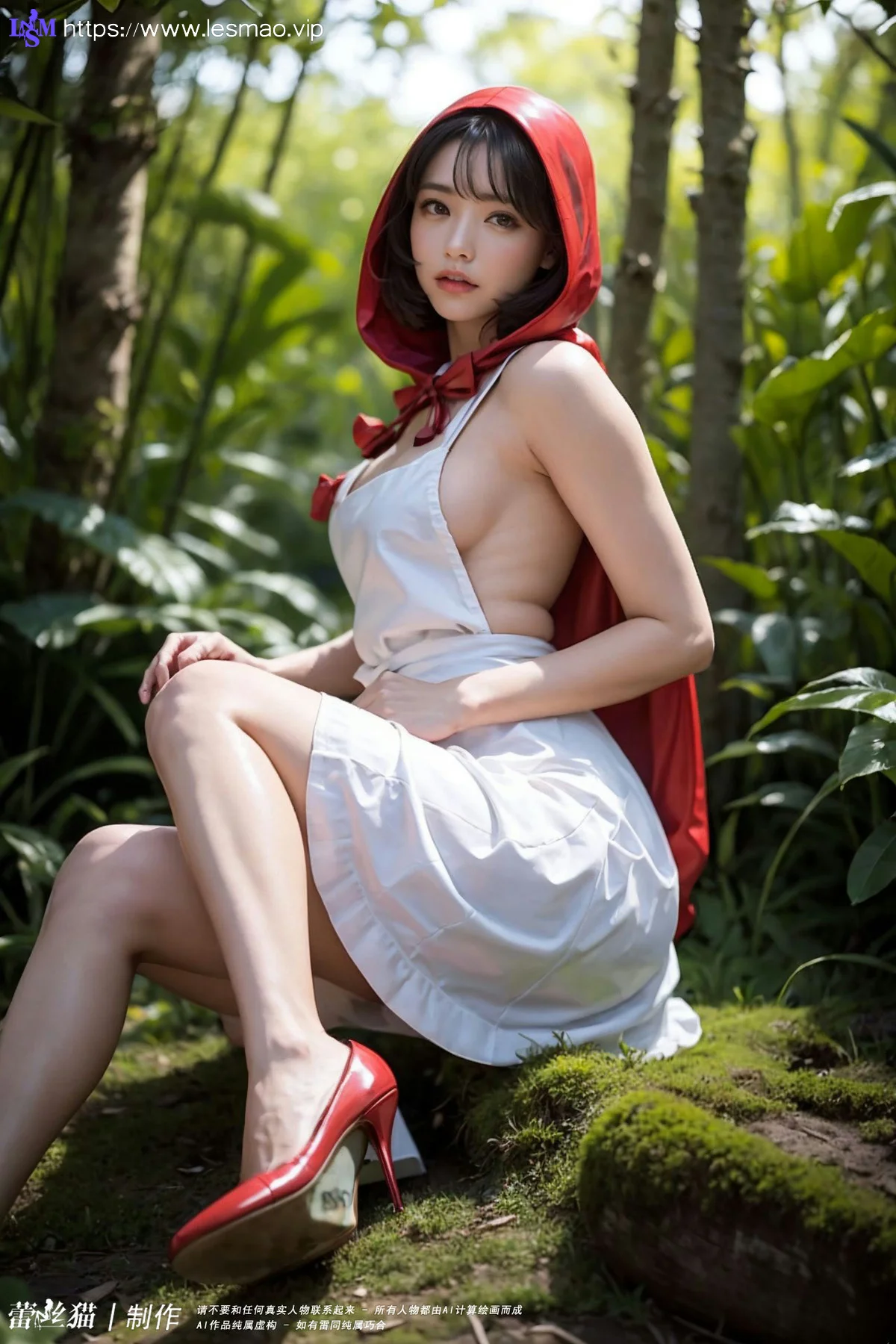 AIG  No.043 野外小红帽爆乳美女 - 81