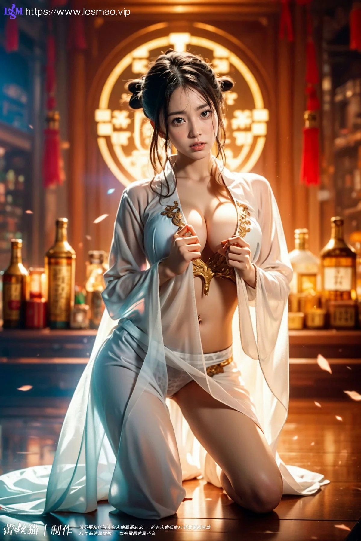 AIG  No.054 白衣性感爆乳法师 - 12
