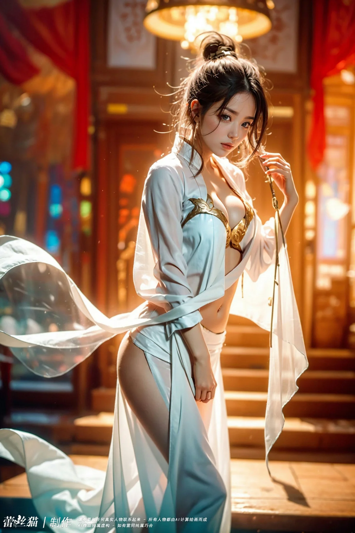 AIG  No.054 白衣性感爆乳法师 - 27
