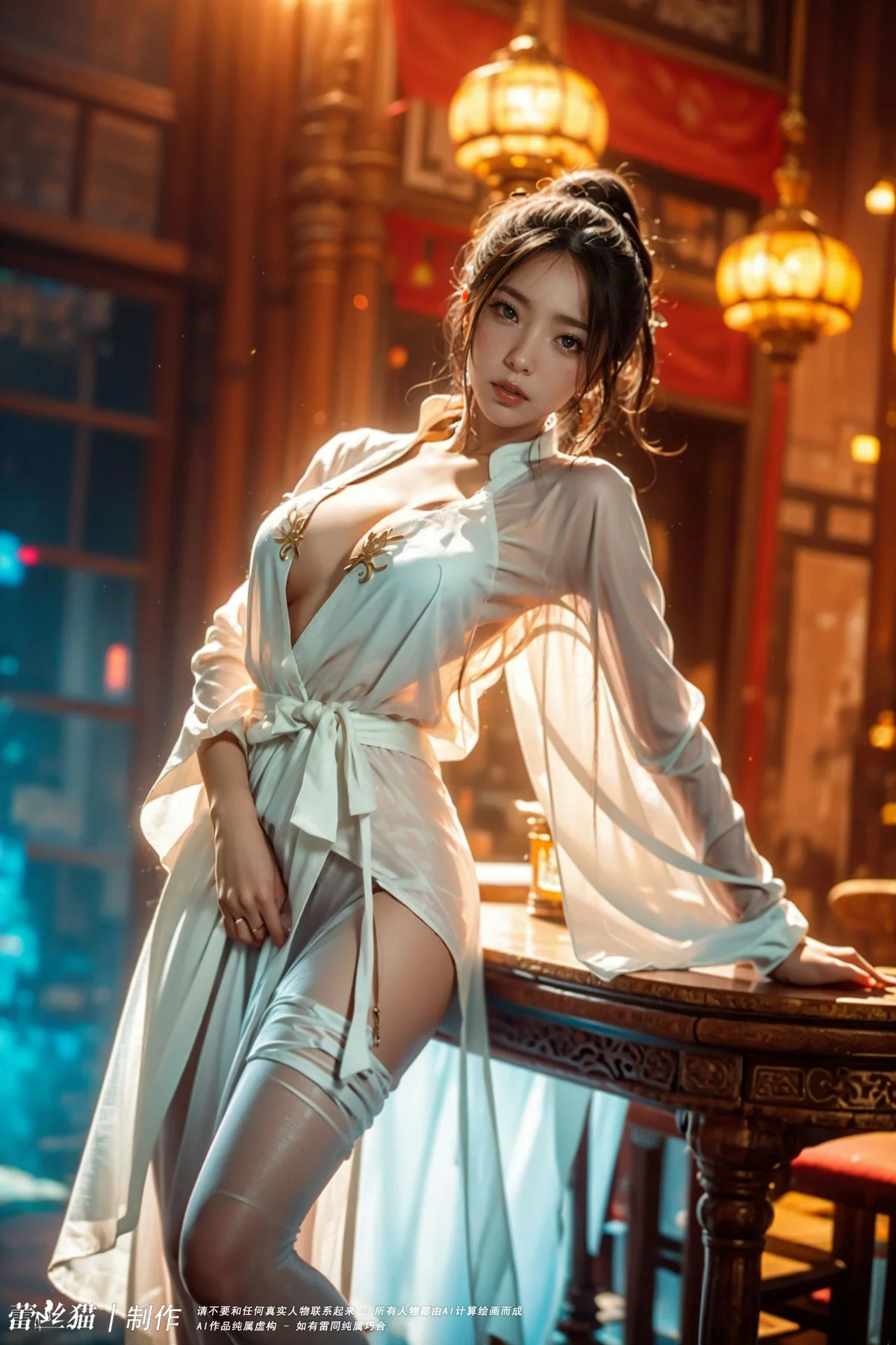 AIG  No.054 白衣性感爆乳法师 - 34