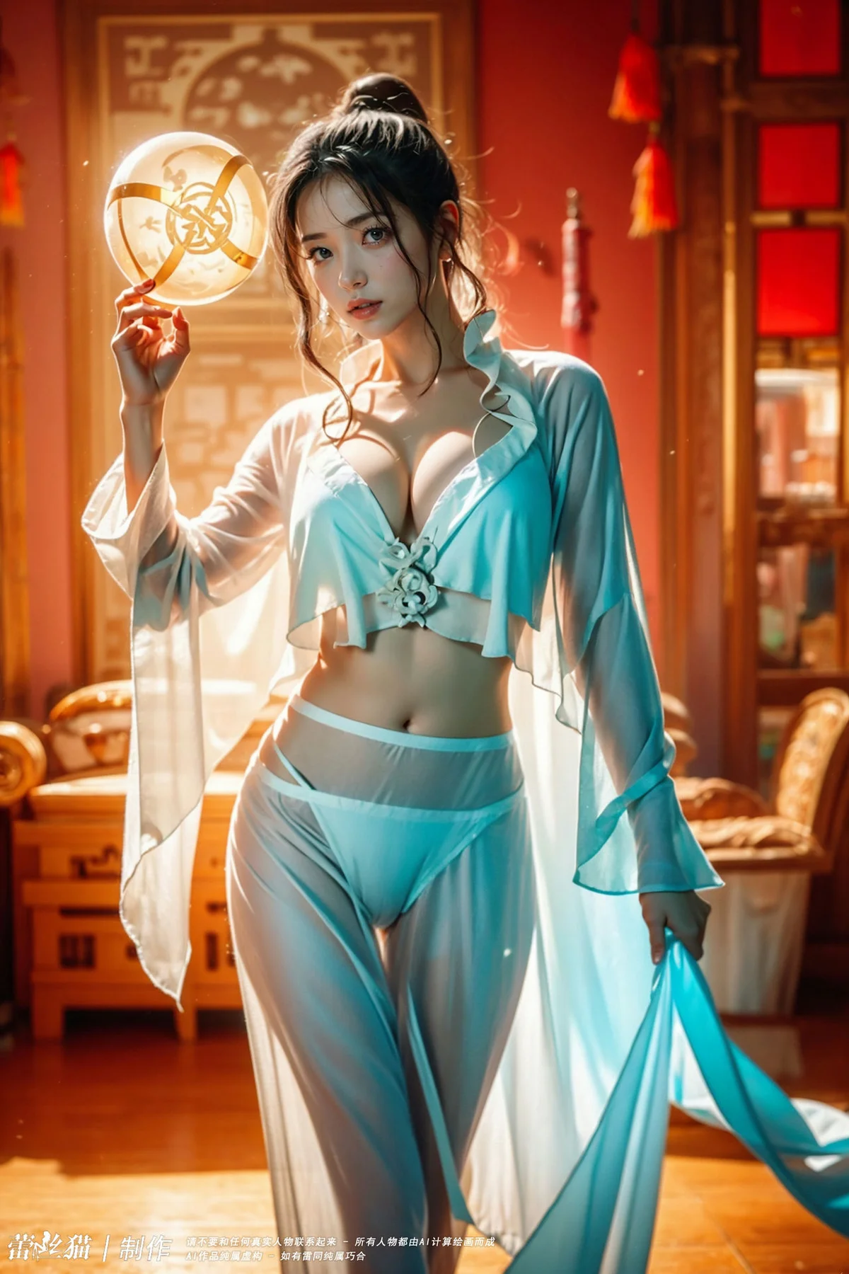 AIG  No.054 白衣性感爆乳法师 - 40