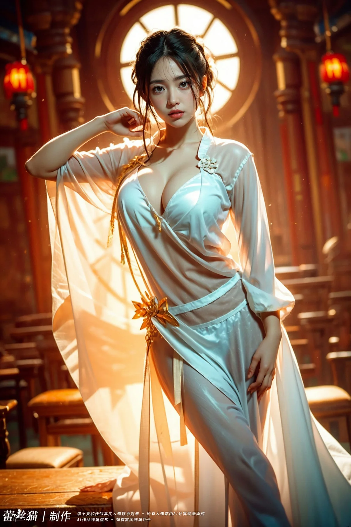 AIG  No.054 白衣性感爆乳法师 - 46