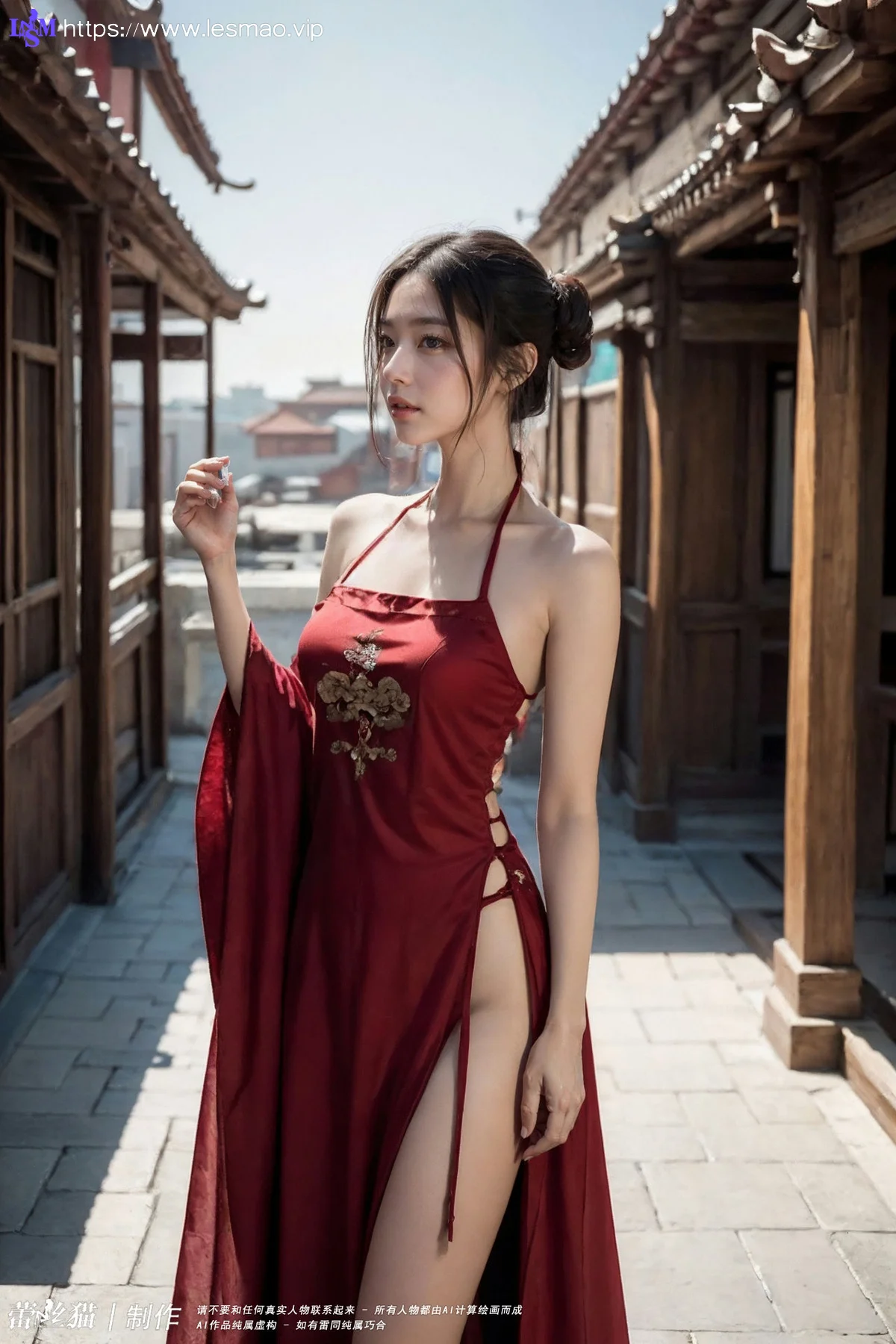 AIG  No.055 红色主题国风美女 - 10