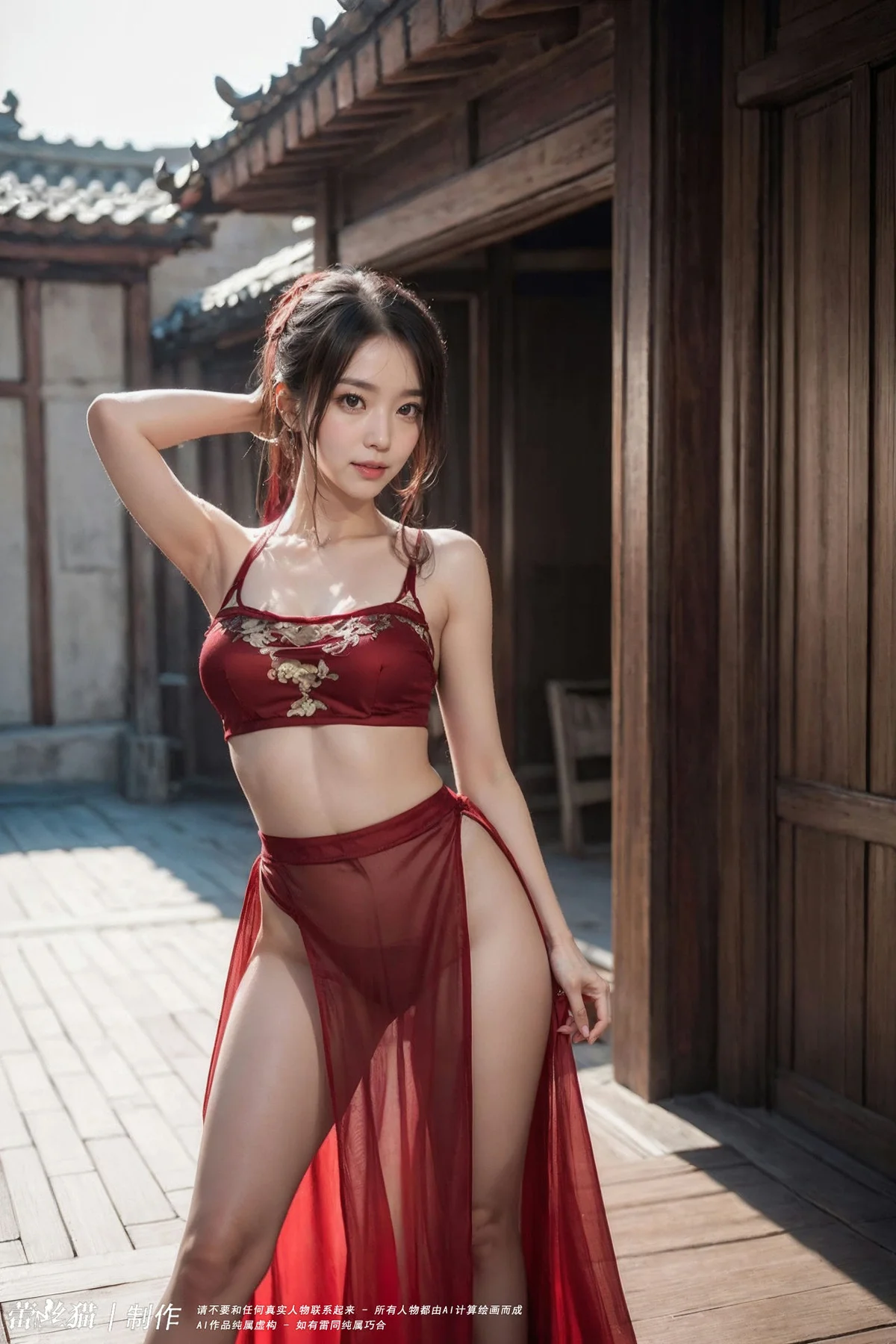 AIG  No.055 红色主题国风美女 - 33