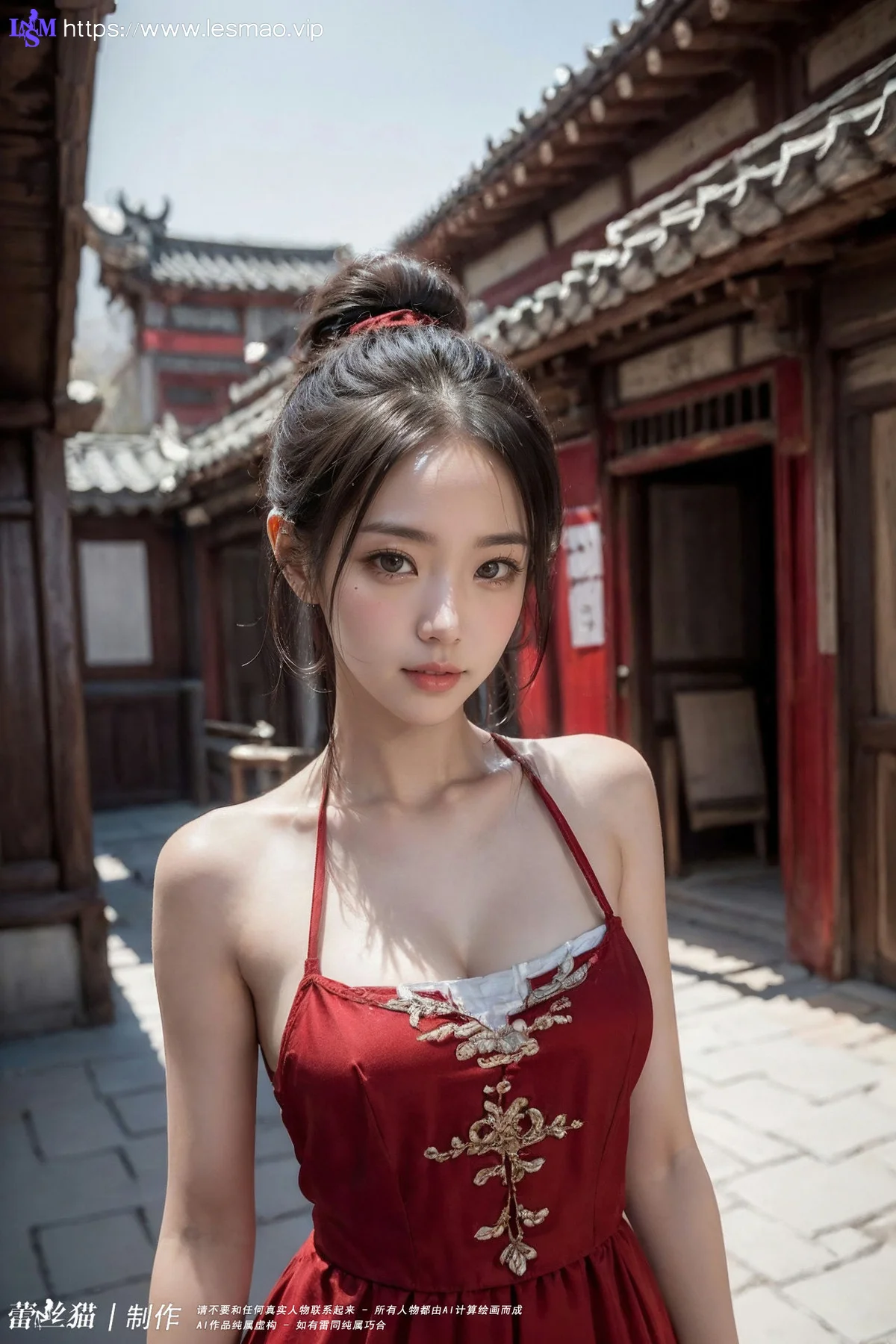 AIG  No.055 红色主题国风美女 - 44