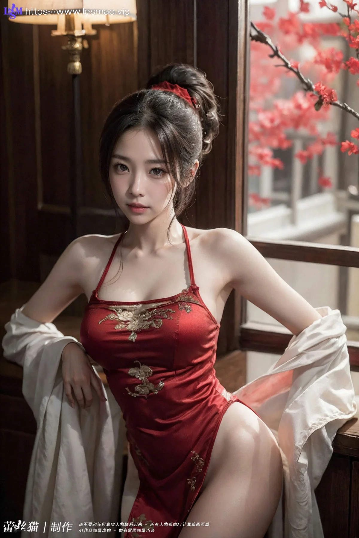 AIG  No.055 红色主题国风美女 - 59
