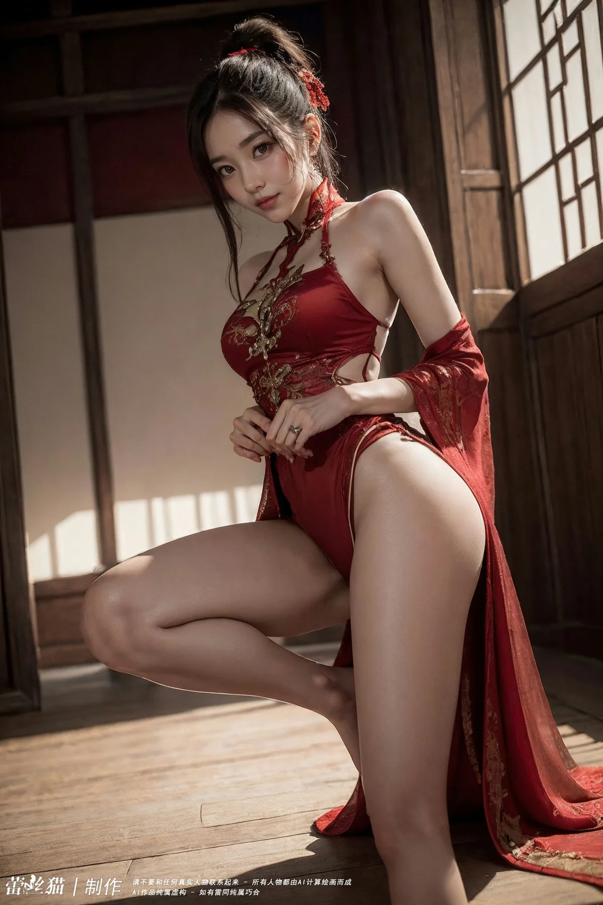 AIG  No.055 红色主题国风美女 - 65