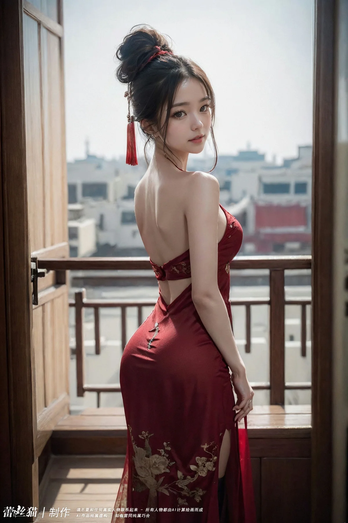 AIG  No.055 红色主题国风美女 - 66