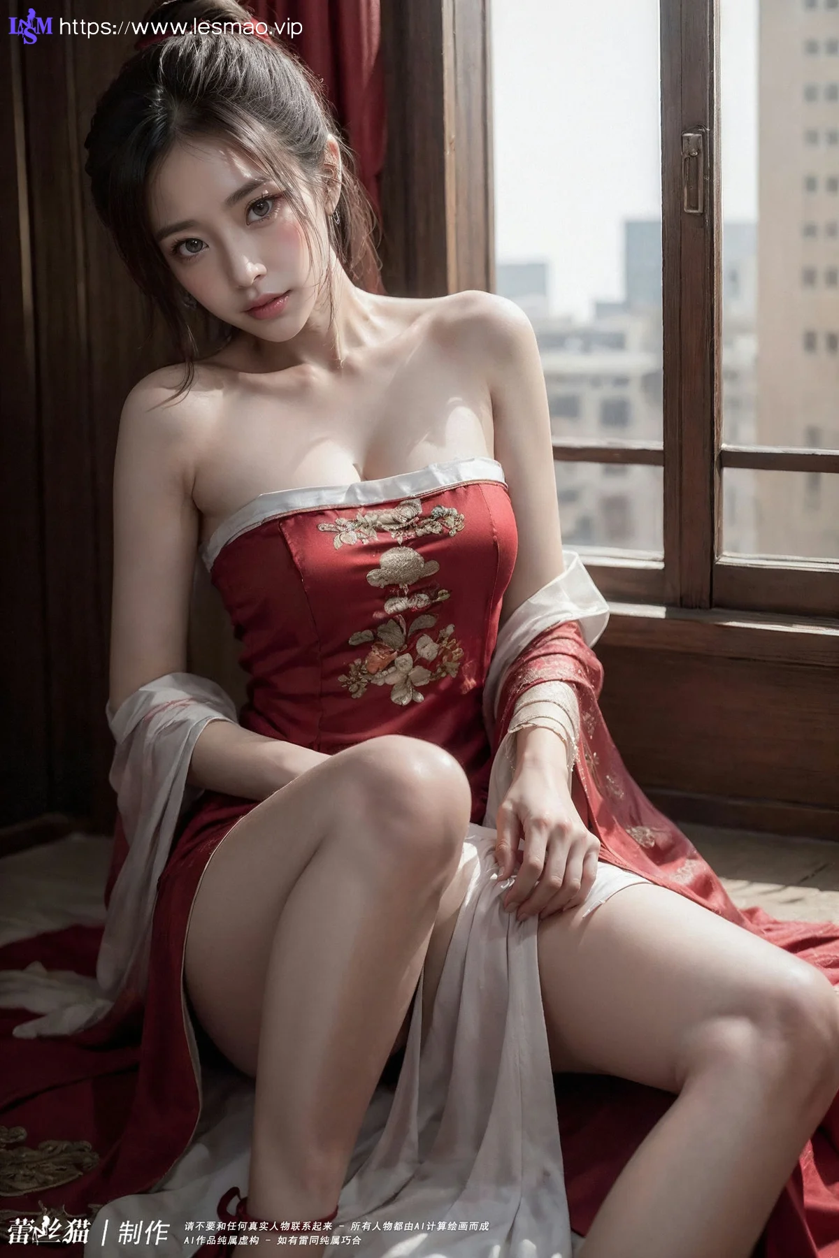 AIG  No.055 红色主题国风美女 - 67