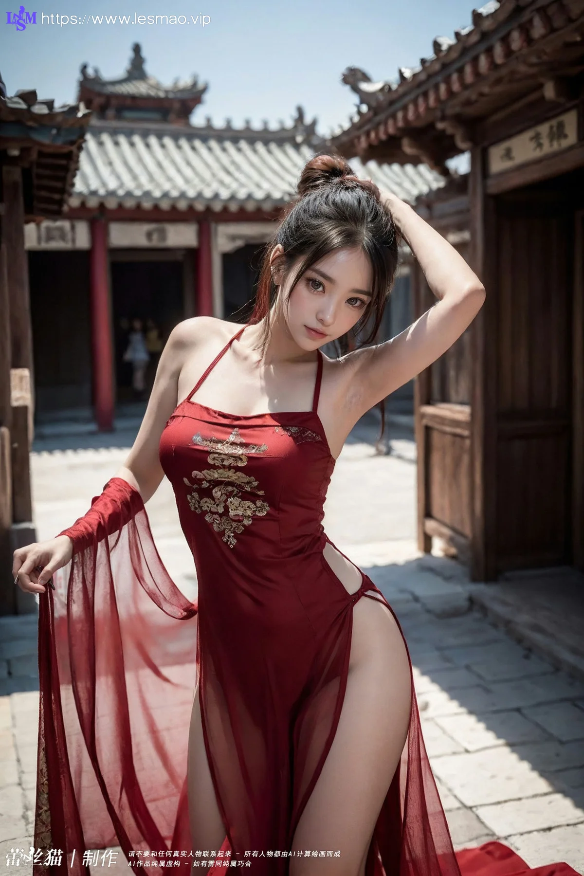 AIG  No.055 红色主题国风美女 - 70